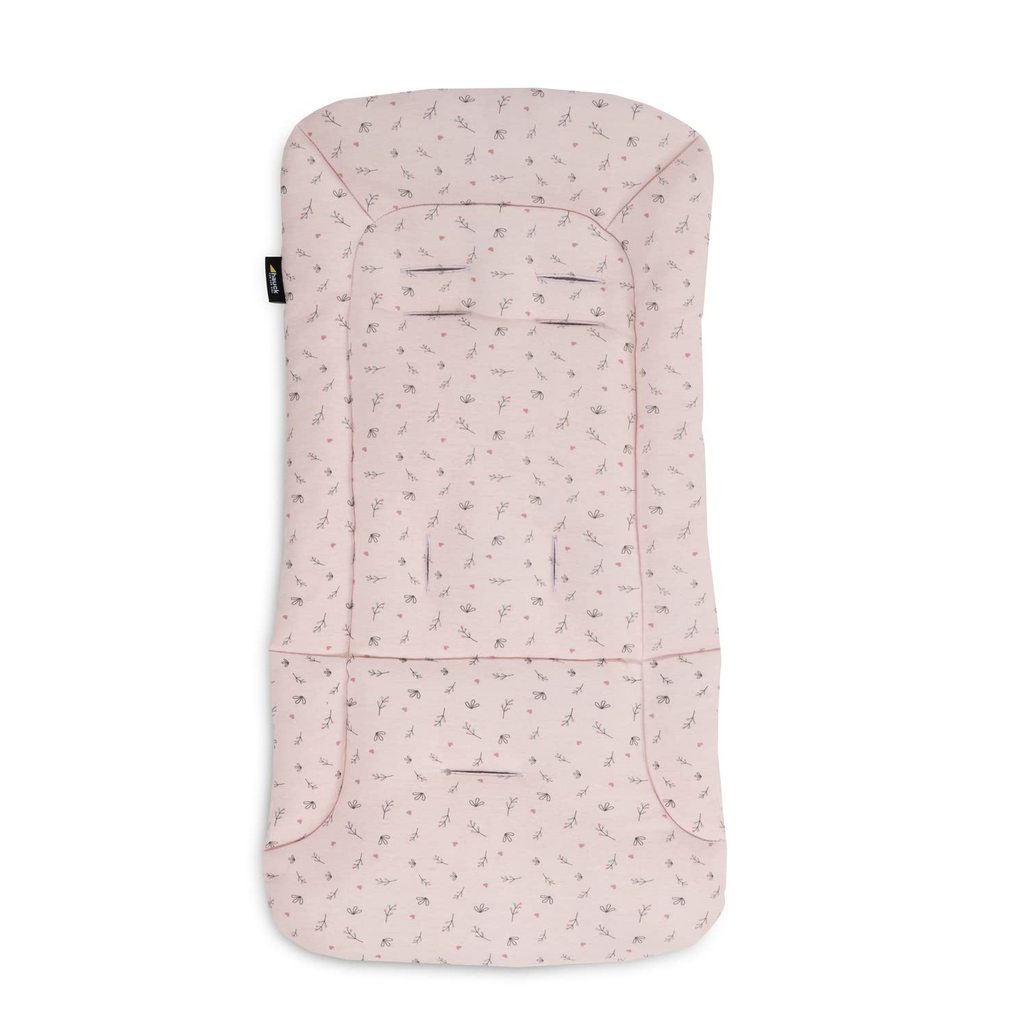 hauck Colchoneta para Silla de Paseo Universal - Funda Carrito Bebe y Remolques de Bicicleta para Niños, Algodón, Transpirable, Suave, Fácil de Fijar, Verano e Invierno - Gris Oscuro