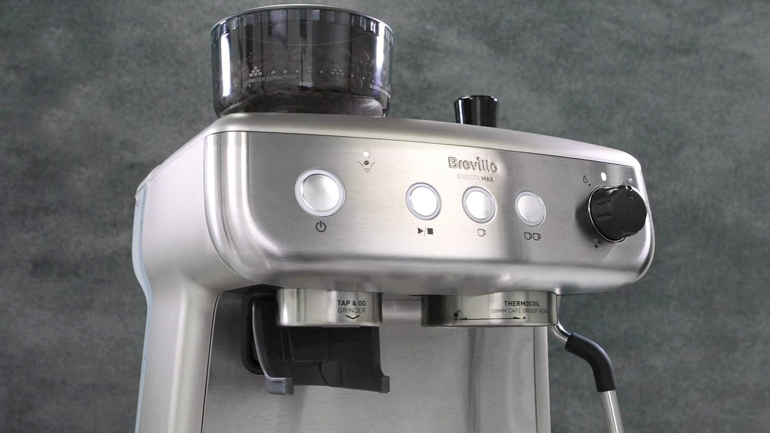 Breville Barista Max máquina de café expresso, totalmente automática com moinho integrado e bomba italiana de 15 bares [VCF126X]