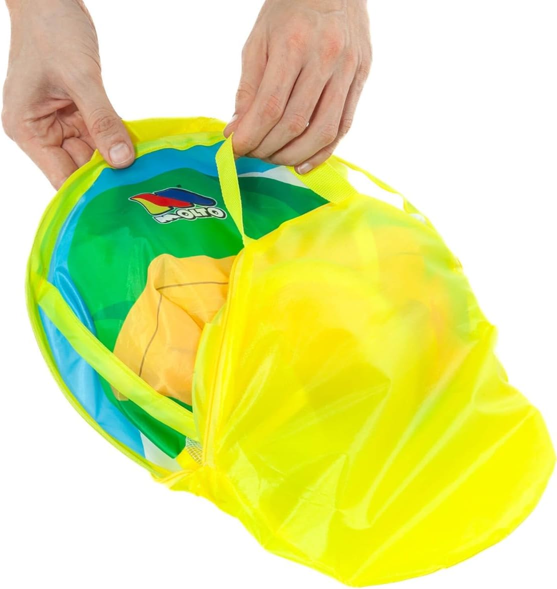 MOLTO Jogos de bolas coloridas para parque infantil, para piscina de bolas, ultra-resistentes, flexíveis e não tóxicas, brinquedos sensoriais para bebés, brinquedos educativos para crianças, 6 meses