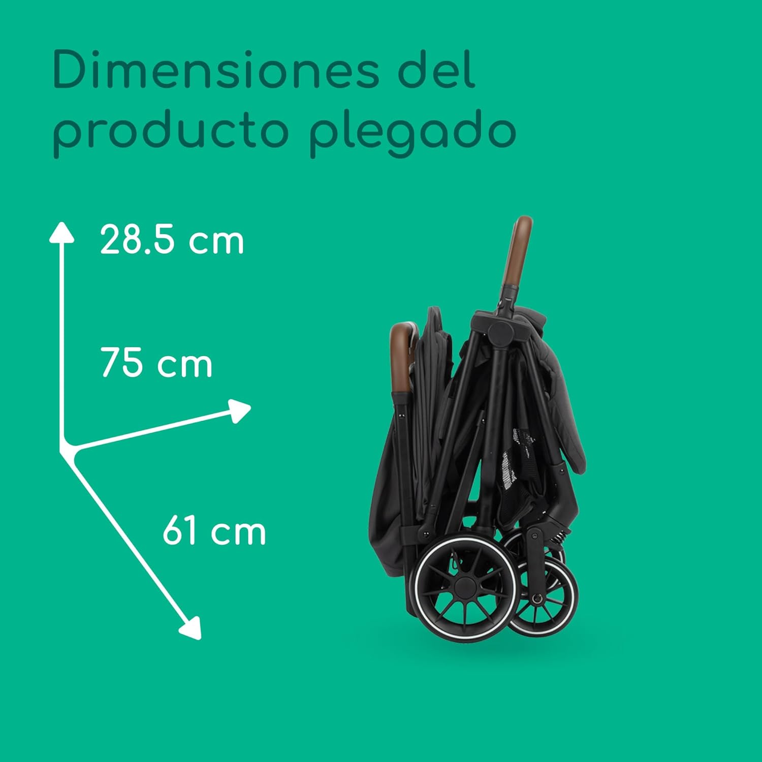 Bebeconfort Mane, carrinho de abotoar, 0 - 22 kg, dobrável automático, reclinação total, barras de segurança giratórias, arnês de 5 pontos, janela de malha, bolha impermeável, cesta (8 kg), Mineral