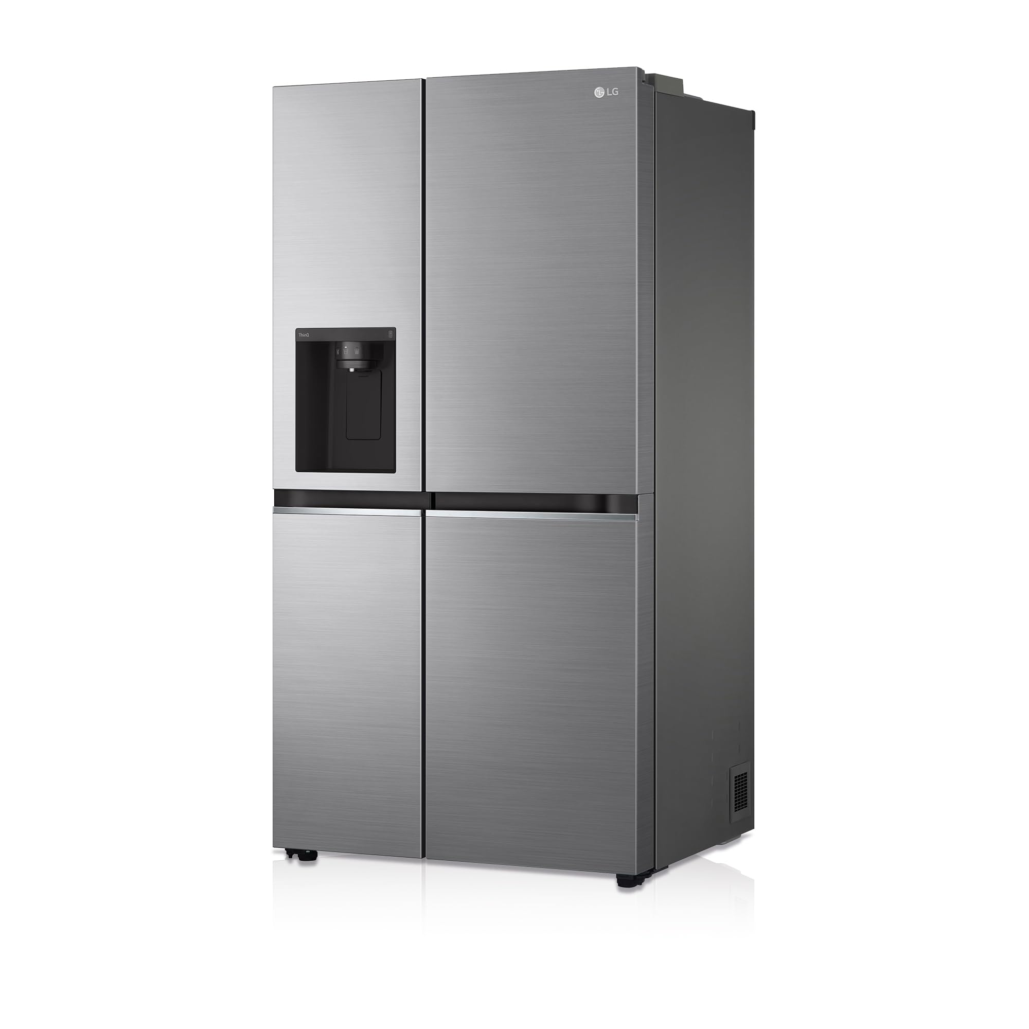 LG GSBC40PYPE Frigorífico Side by Side, série 400, Linear Cooling, multi AirFlow, classificação E, 641 l, Inox anti-impressões