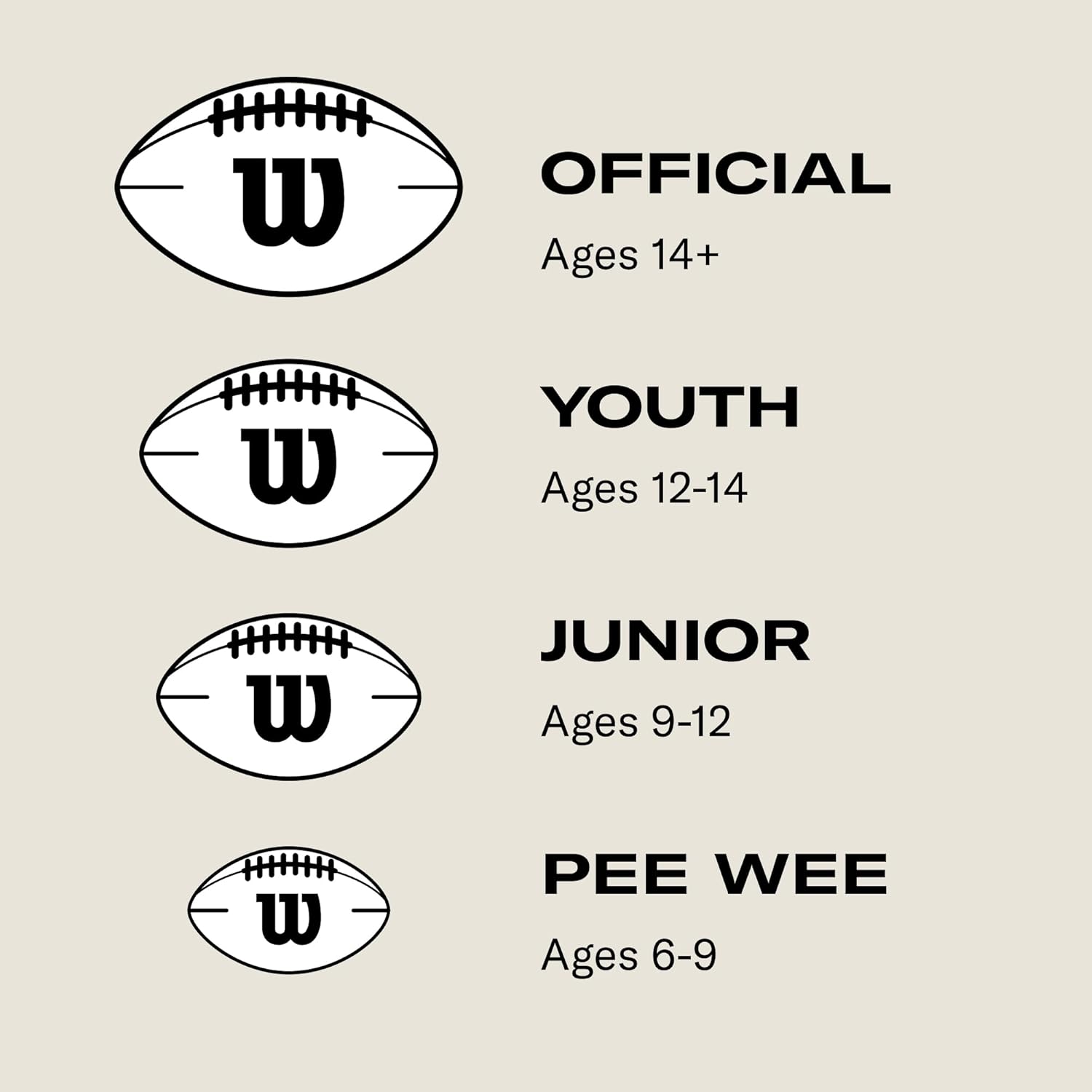 Wilson NFL Super Grip - Bola de futebol americano