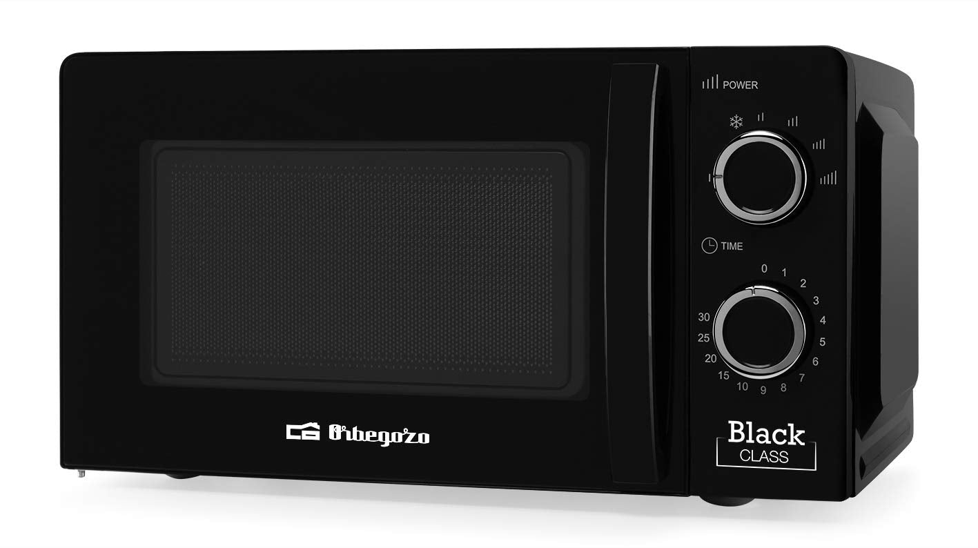 Orbegozo MI 2115, micro-ondas, 700 W, 6 níveis de funcionamento, capacidade de 20 litros, temporizador até 30 minutos, programa de descongelação, sinal de fim de cozimento, cor branca