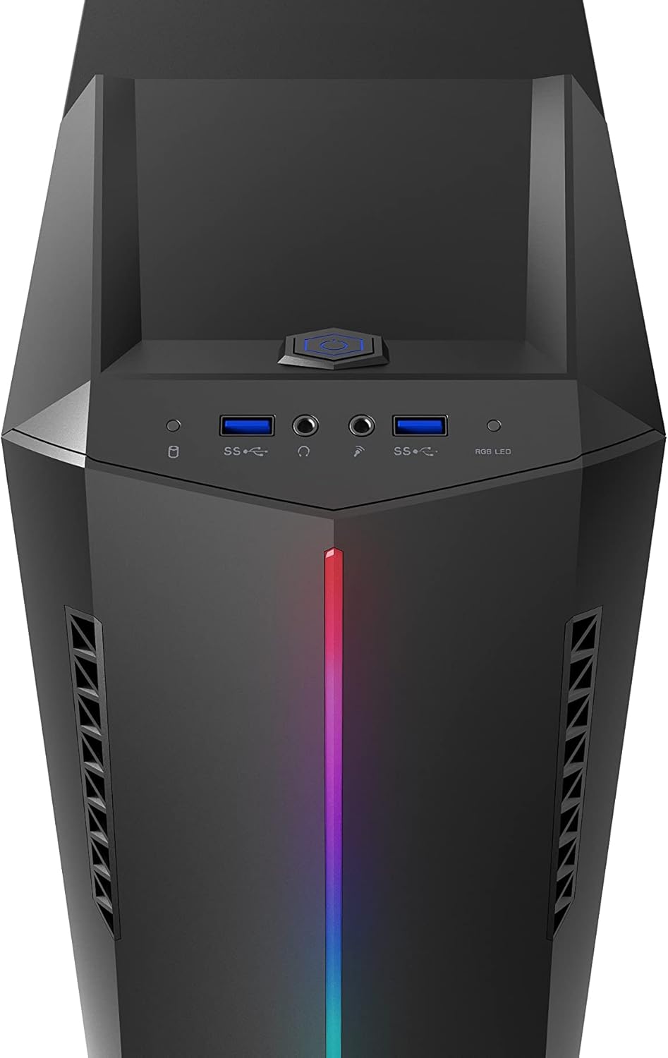 MSI mag Meta S 3SI-019XEU Computador pessoal (Ryzen 5 3600, 8 GB RAM, 512 GB SSD, GTX 1660 Super Aero ITX, FreeDOS, preto