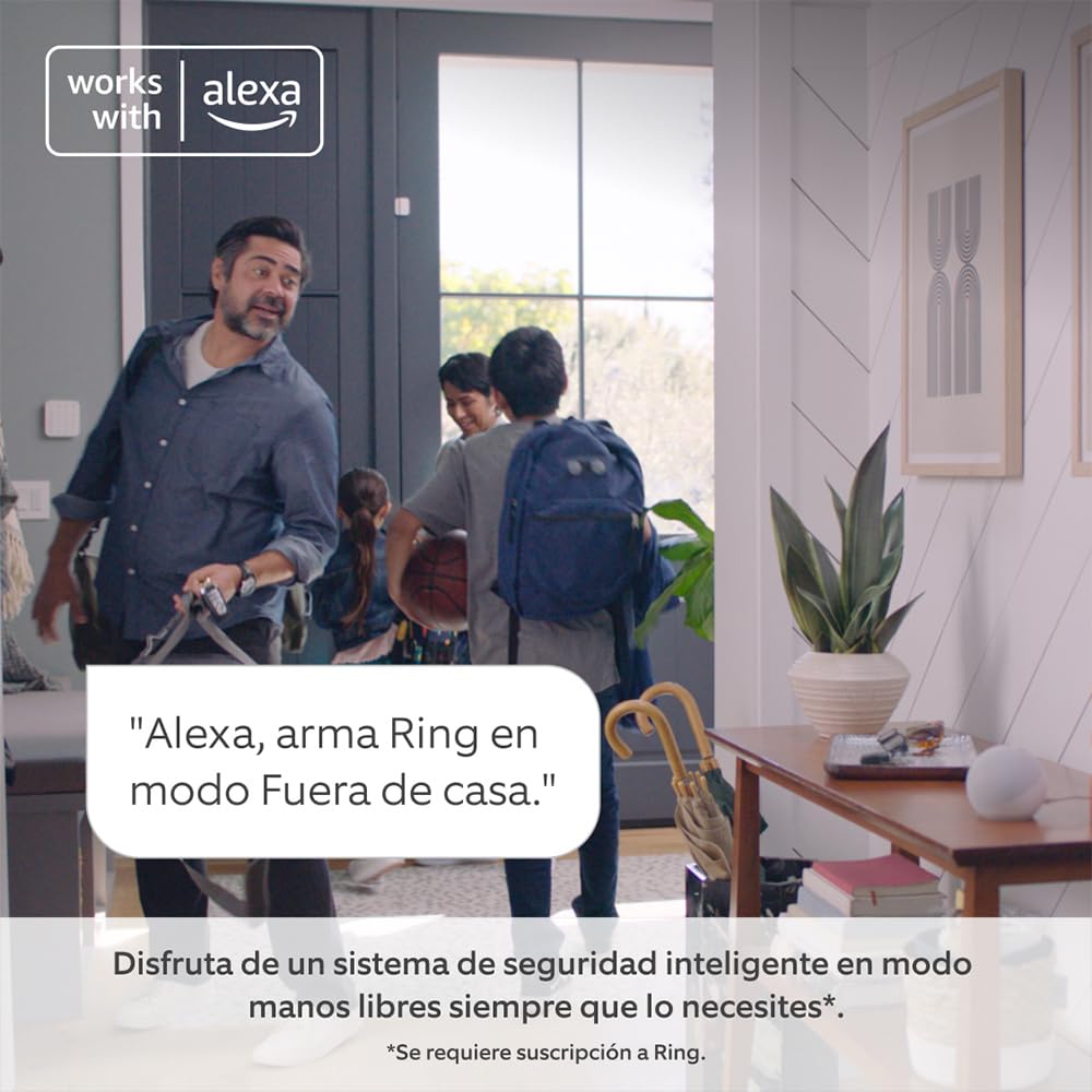 Kit de Ring Alarm - S | Sistema de seguridad para el hogar con alarma y vigilancia asistida opcional - Sin compromisos a largo plazo | Compatible con Alexa | 30 días gratis de Ring Home