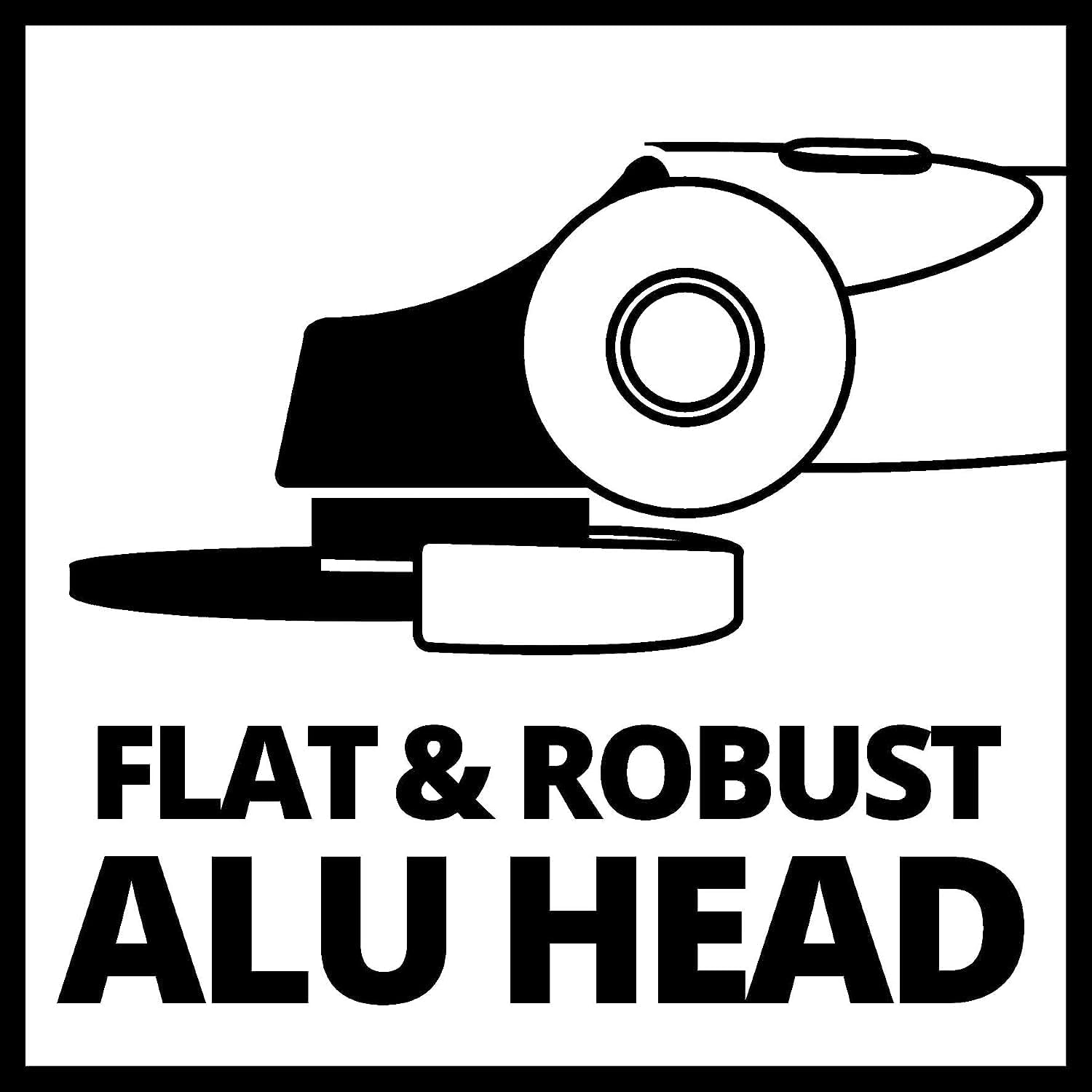 Einhell Moedor de ângulo TC-AG 125/850 (850 W, protetor para discos de corte de 125 mm de diâmetro, proteção contra arranque involuntário, envio sem disco de corte)
