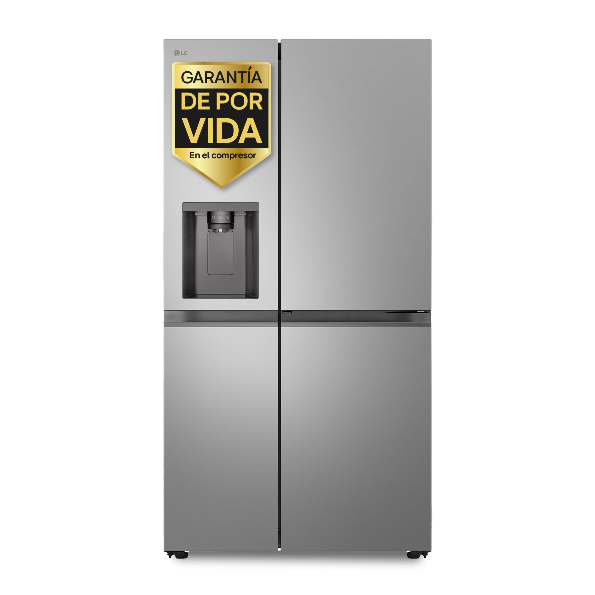 LG GML960PYBE - Frigorífico Americano, Nevera Americana Combi, Door Clooning+, Clasificación E, 641 L, Antihuellas, Color Inox
