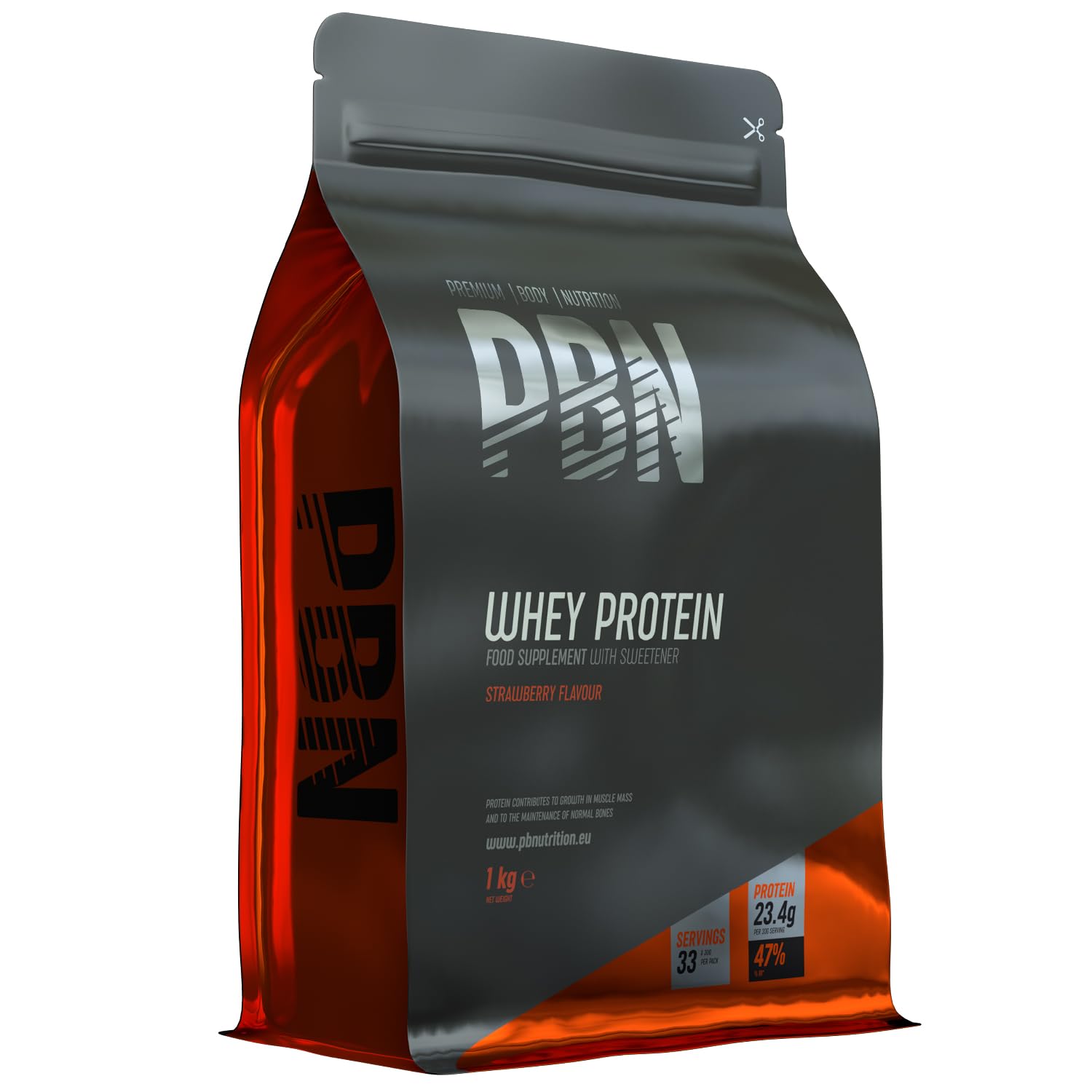 Premium Body Nutrition - Proteína de soro de leite em pó, 2,27 kg (embalagem de 1), sabor banana, sabor otimizado