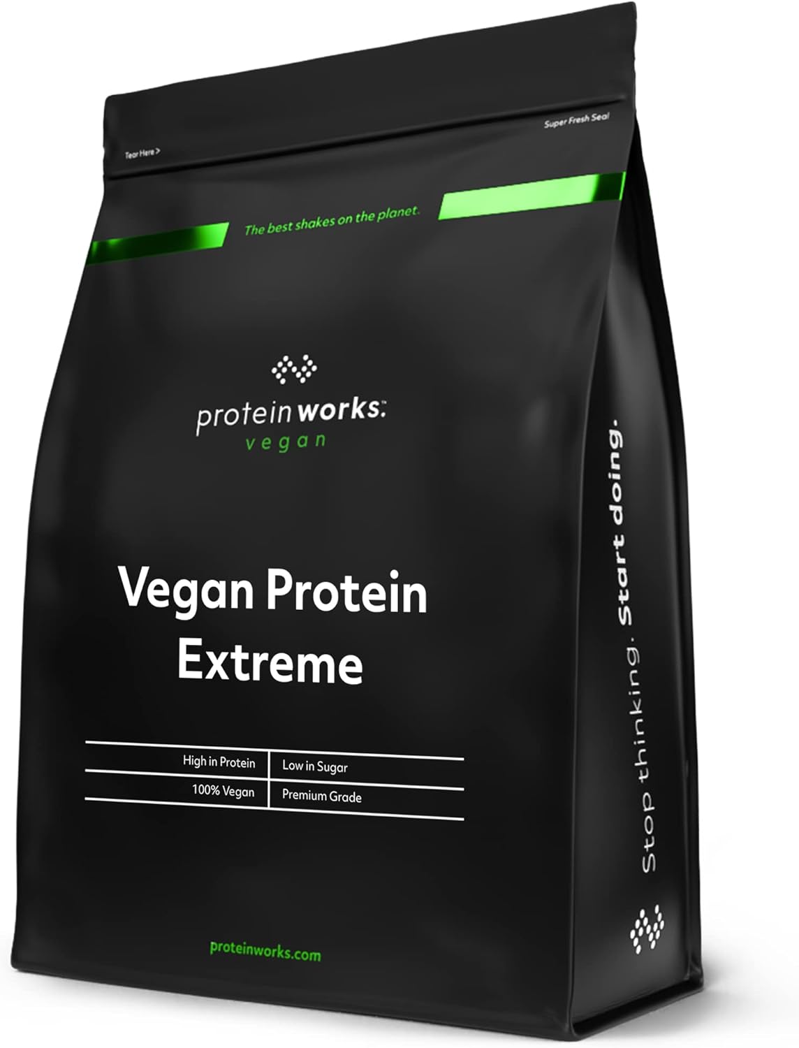 Protein Works - Proteína vegana extrema - 100% à base de plantas - mistura de 5 proteínas - proteína vegetal em pó - 57 liquidados, chocolate macio - 2 kg