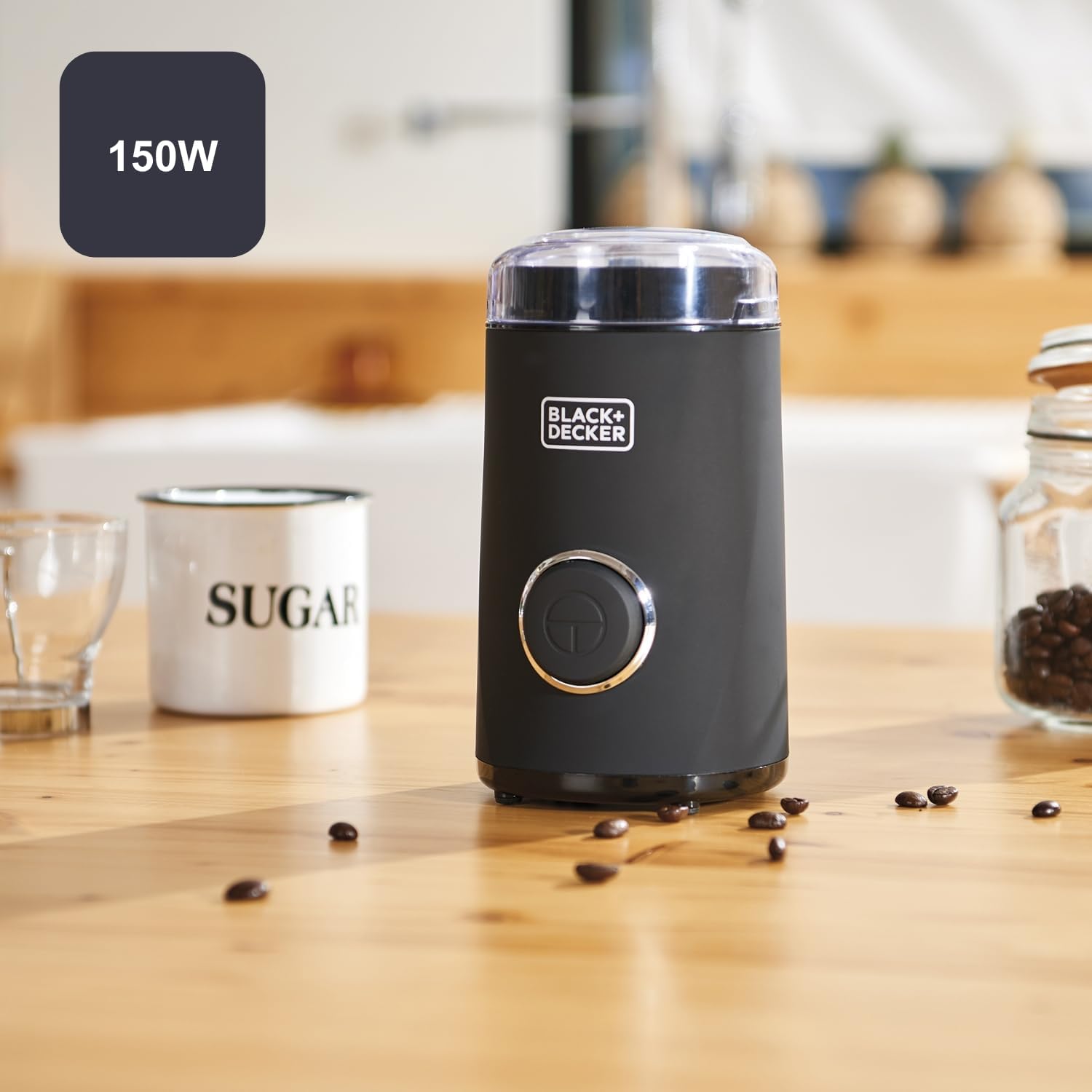Black+Decker Moedor de café, preto, 12 Tazze