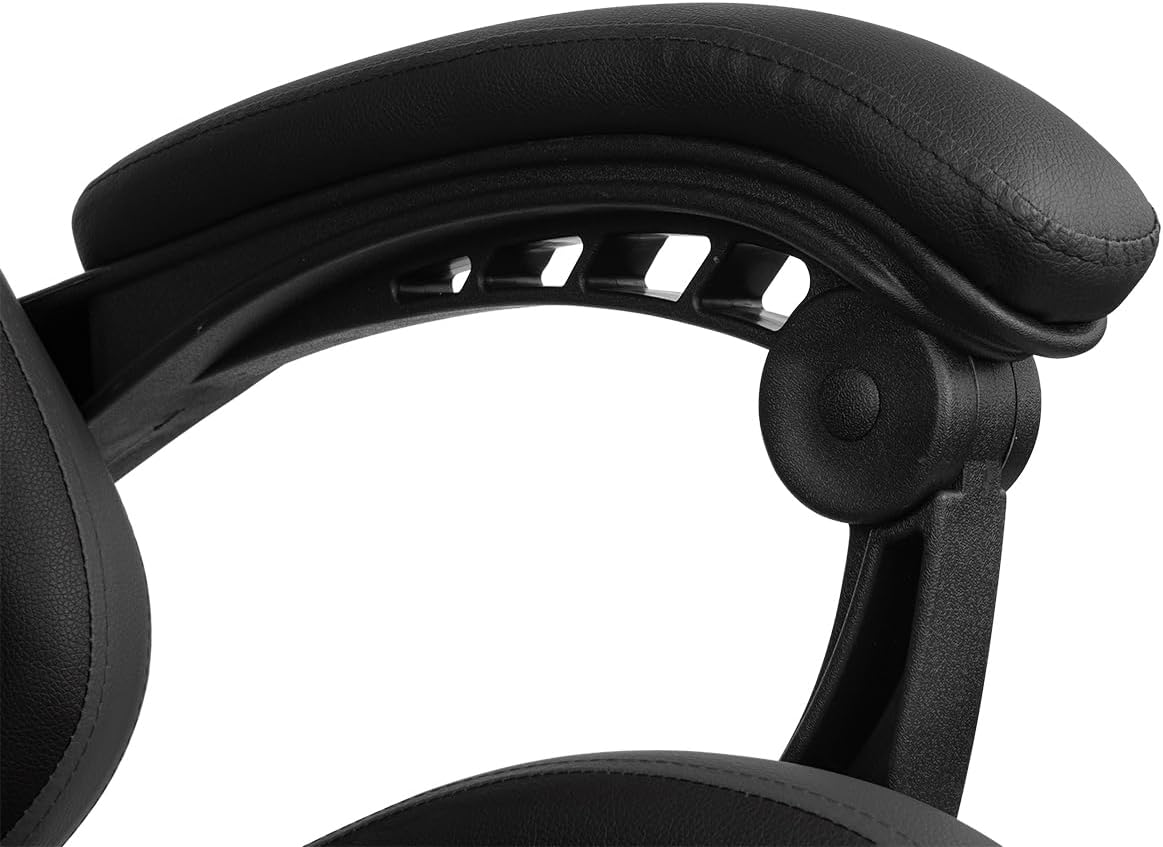 DRIFT GAMING DR35 Cadeira Gaming ergonómica profissional com apoios de braço 2D ajustáveis, suporte lombar e cervical, reclinável a 135°, estofada em couro sintético, rodas silenciosas, base robusta