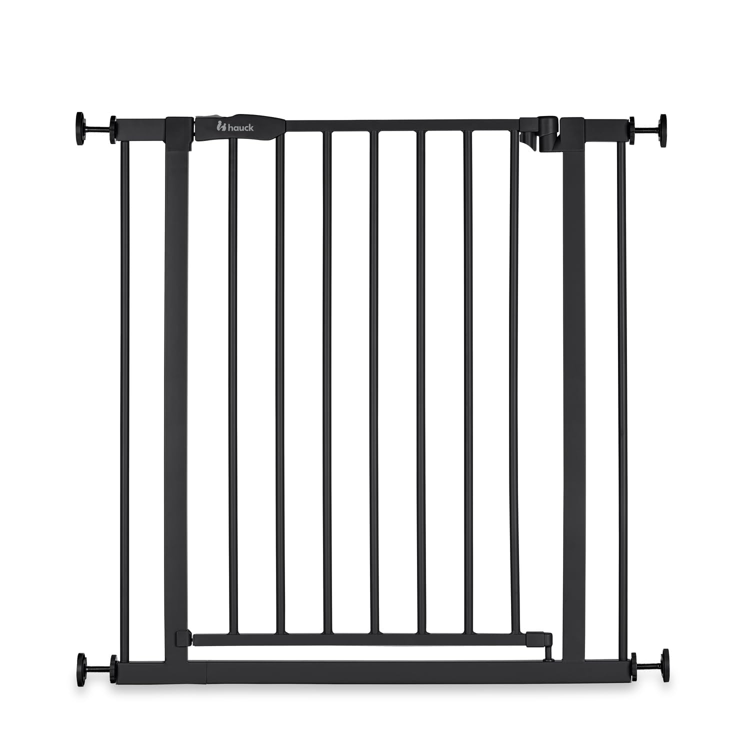 hauck Open N Stop 2 Barrera Seguridad Niños Escalera con Ext. de 21 cm para Anchos de 96-101 cm, Puerta Seguridad Bebe sin Taladrar, Vallas para Perros, Cierre Manual, Metal - Blanco