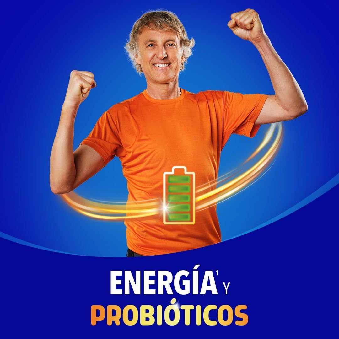 Bion3 Energy Comprimidos multivitamínicos com probióticos, complemento alimentar para energia física e mental¹ e redução de fadiga¹, magnético, vitamina C, D, complexo B e ginseng, 90 comprimidos