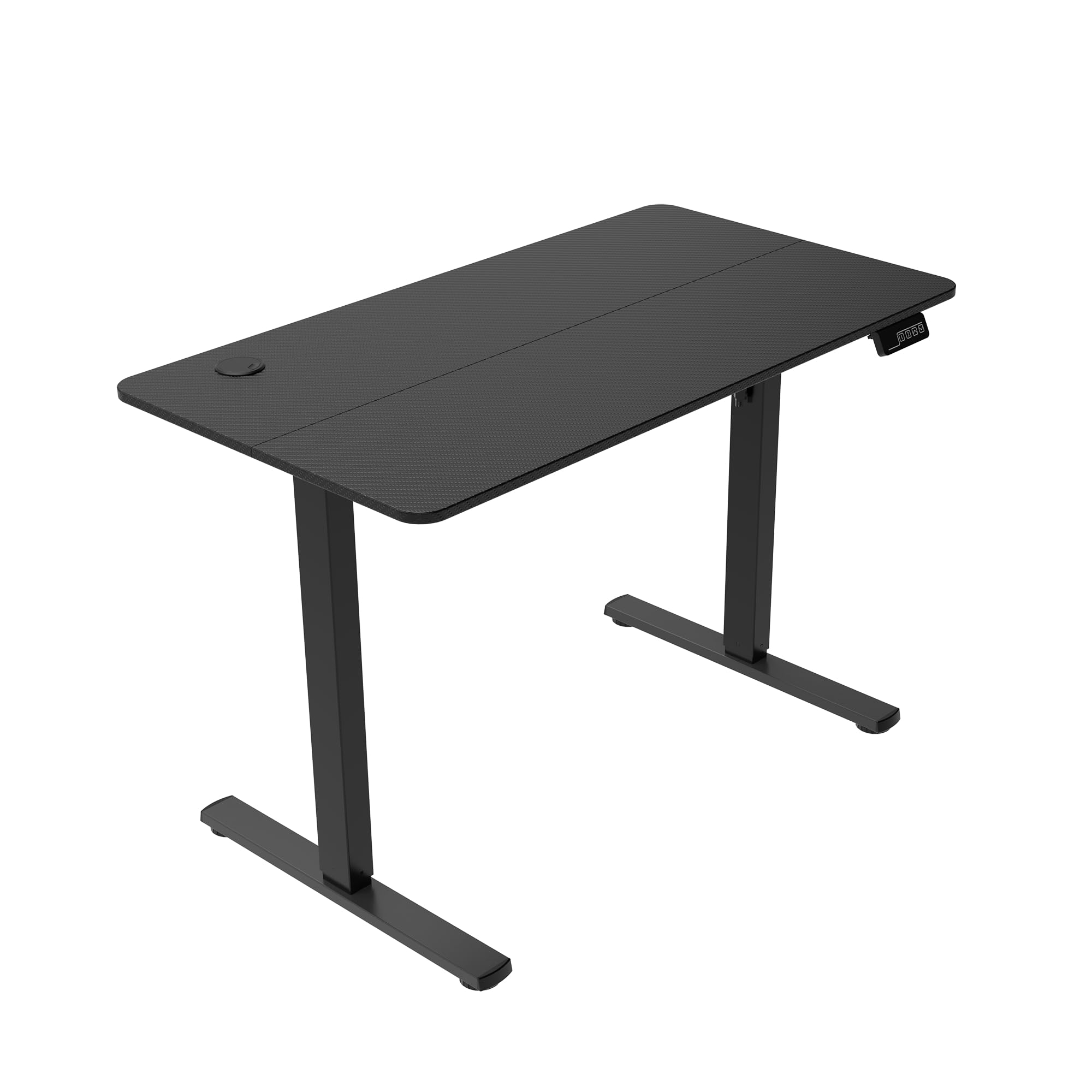 Mars Gaming MGD-X160RGB, Mesa de jogos ergonómica, iluminação ARGB com comando, fibra de carbono, tapete XXL, suporte auriculares e bebida, gestão com cabos, secretária Gaming 160 x 60 cm, preto