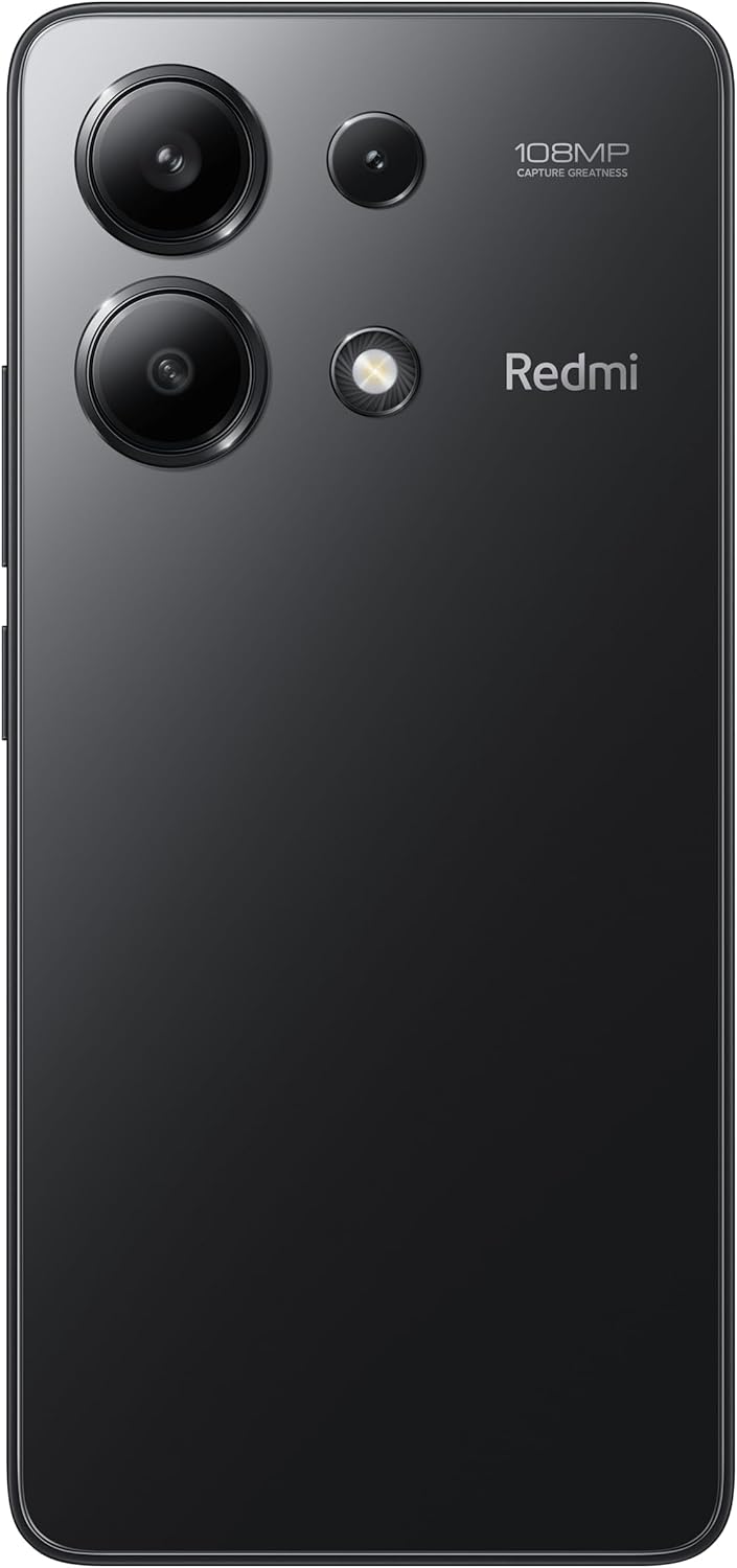 Xiaomi Redmi Note 13 4G - Smartphone de 8+128 GB, Pantalla de 6,67" AMOLED FHD+ 120Hz, Snapdragon 685, Triple cámara de hasta 108MP, Carga rápida 33W, Negro (Versión ES)
