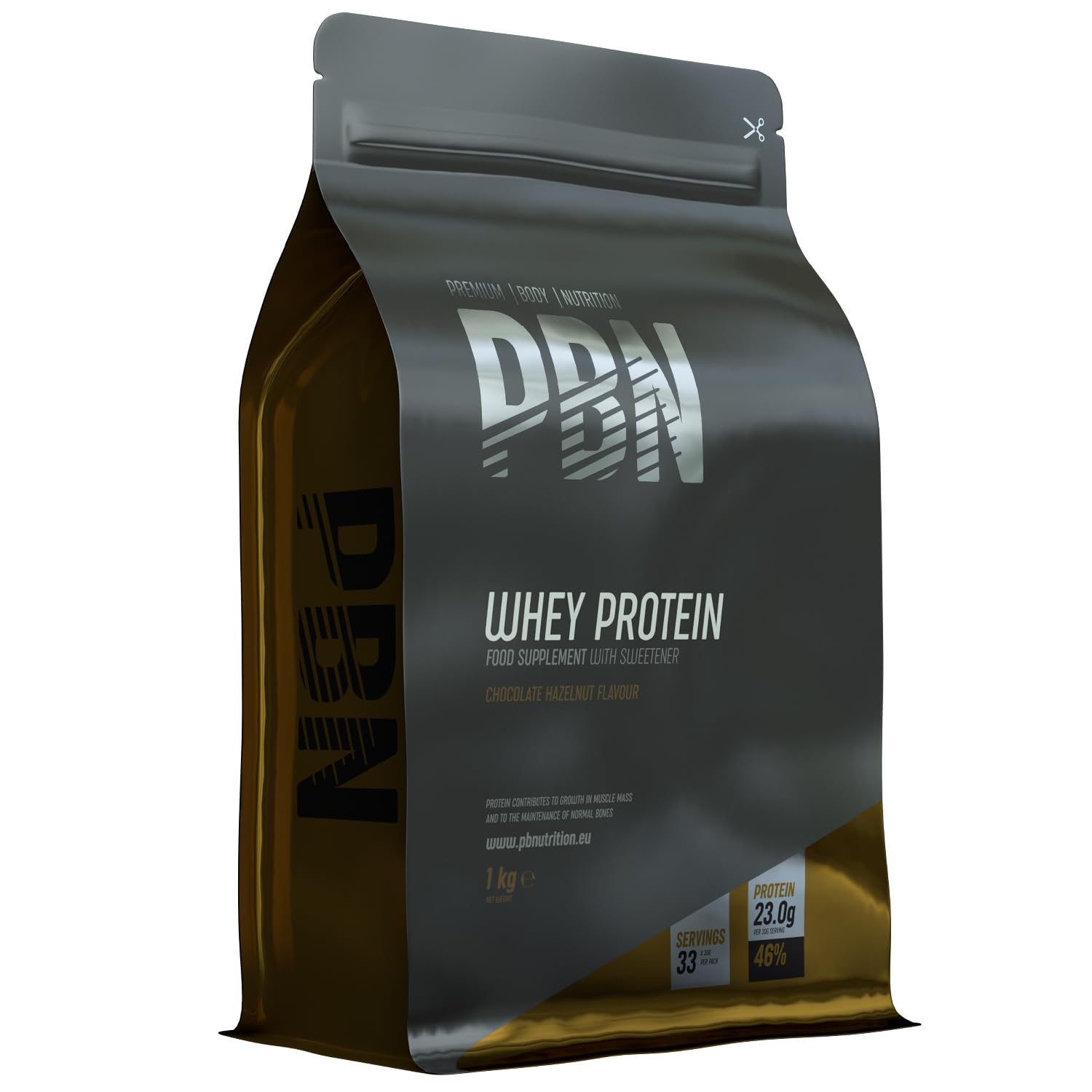 Premium Body Nutrition - Proteína de soro de leite em pó, 2,27 kg (embalagem de 1), sabor banana, sabor otimizado