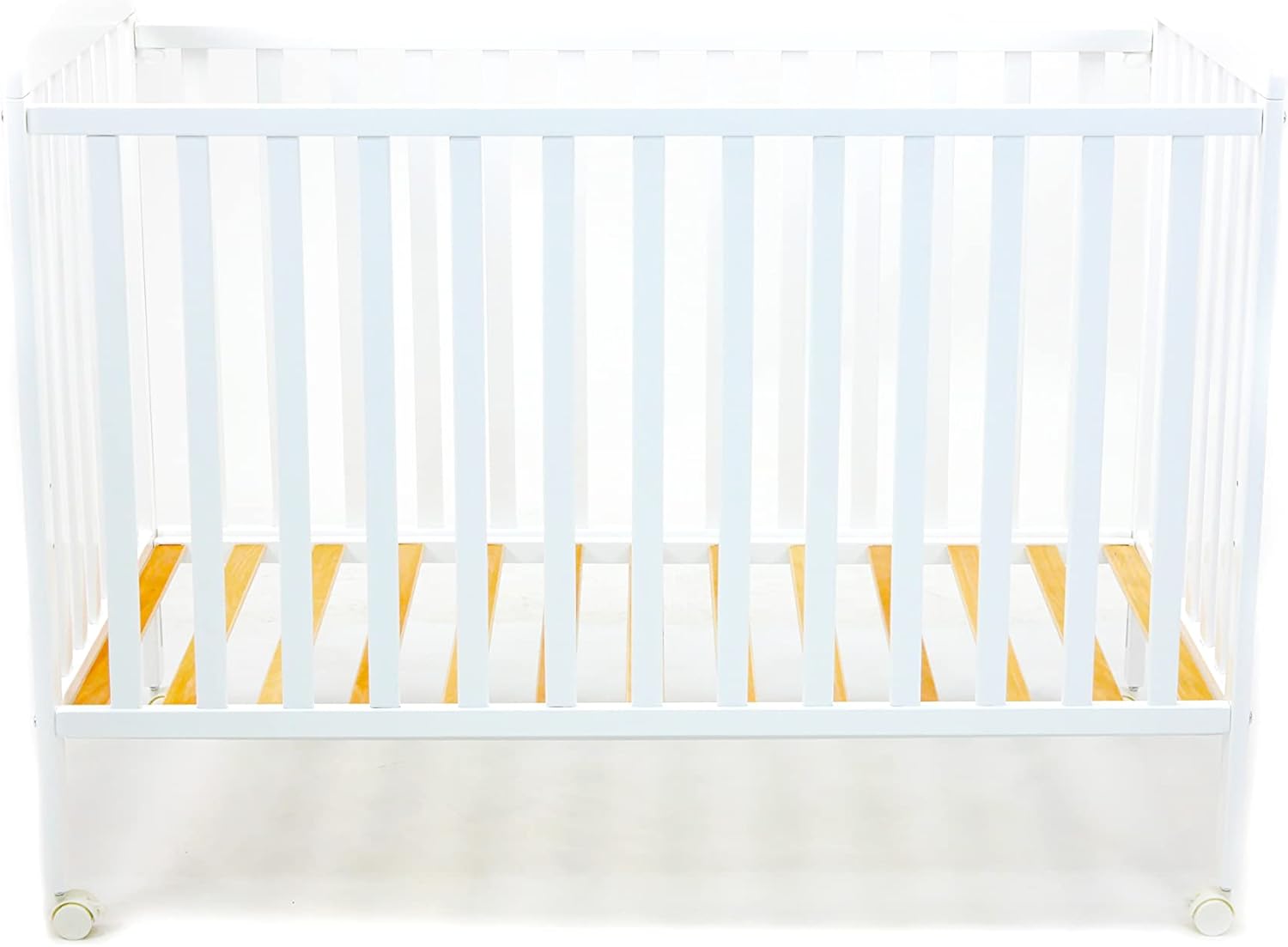 Asalvo 12371 - Berço de madeira, 120 x 60 cm, branco