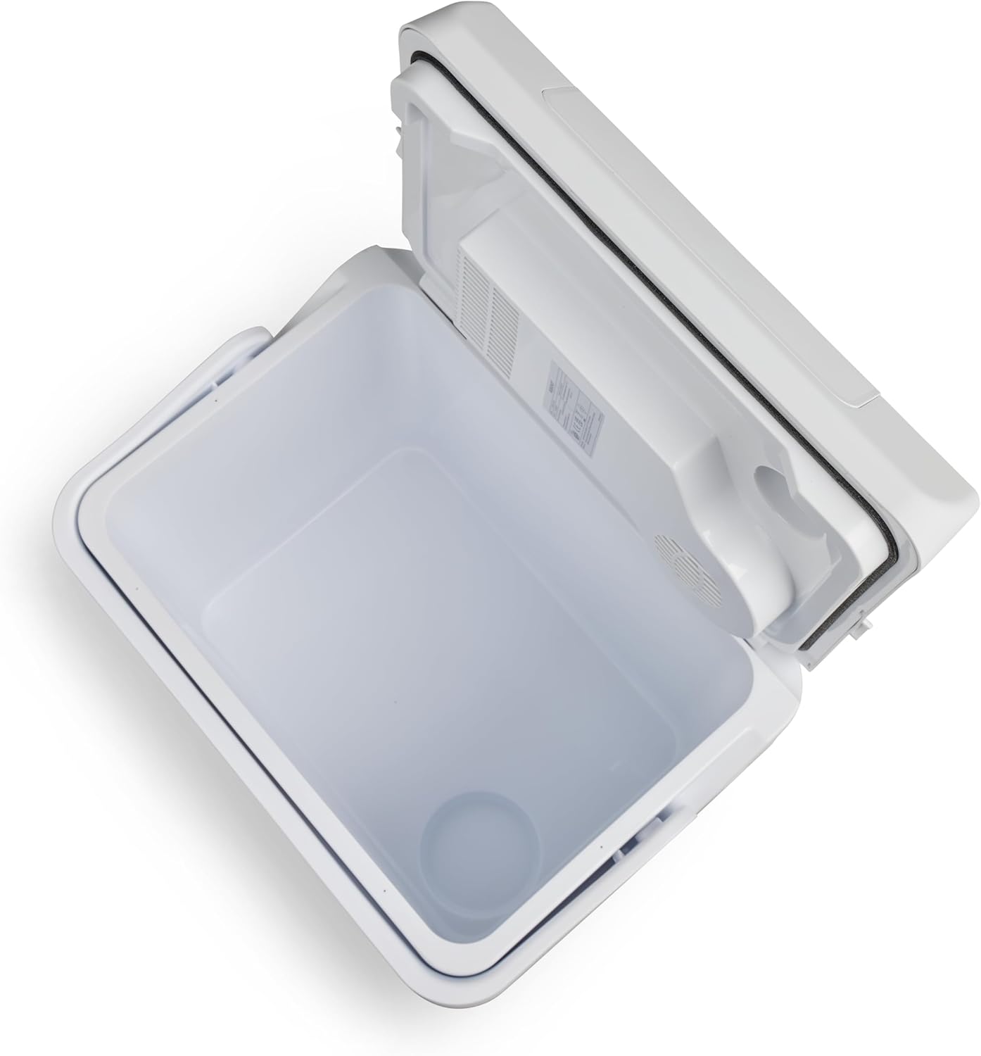 IGLOO IE24 AC/DC frigorífico elétrico, 24 litros, mini frigorífico com conexão de 12/230 V para carro, barco e lazer, cinzento
