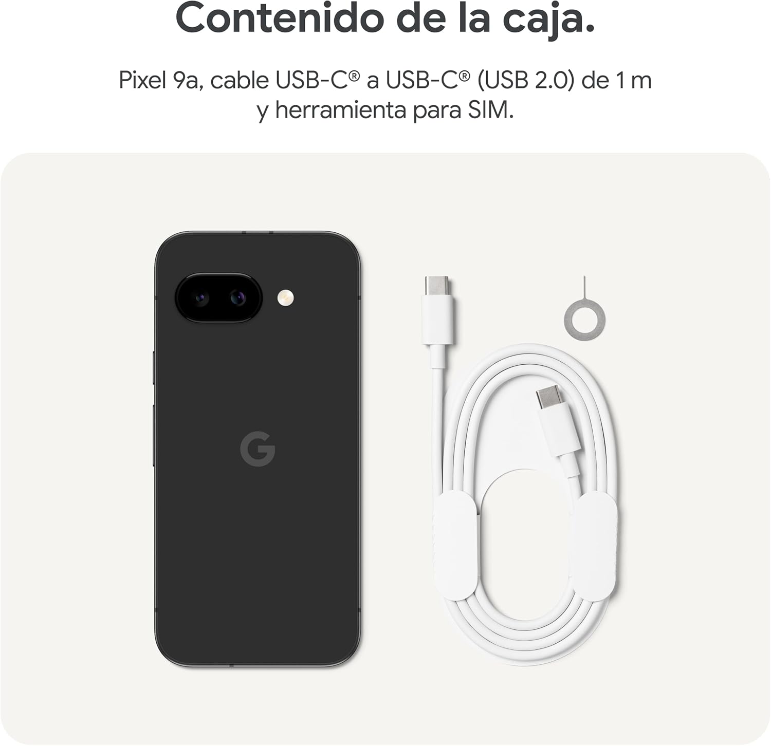 Google Pixel 9a – Smartphone Android Libre con cámara con IA, batería para Todo el día y potentes Funciones de Seguridad – Obsidiana, 128GB