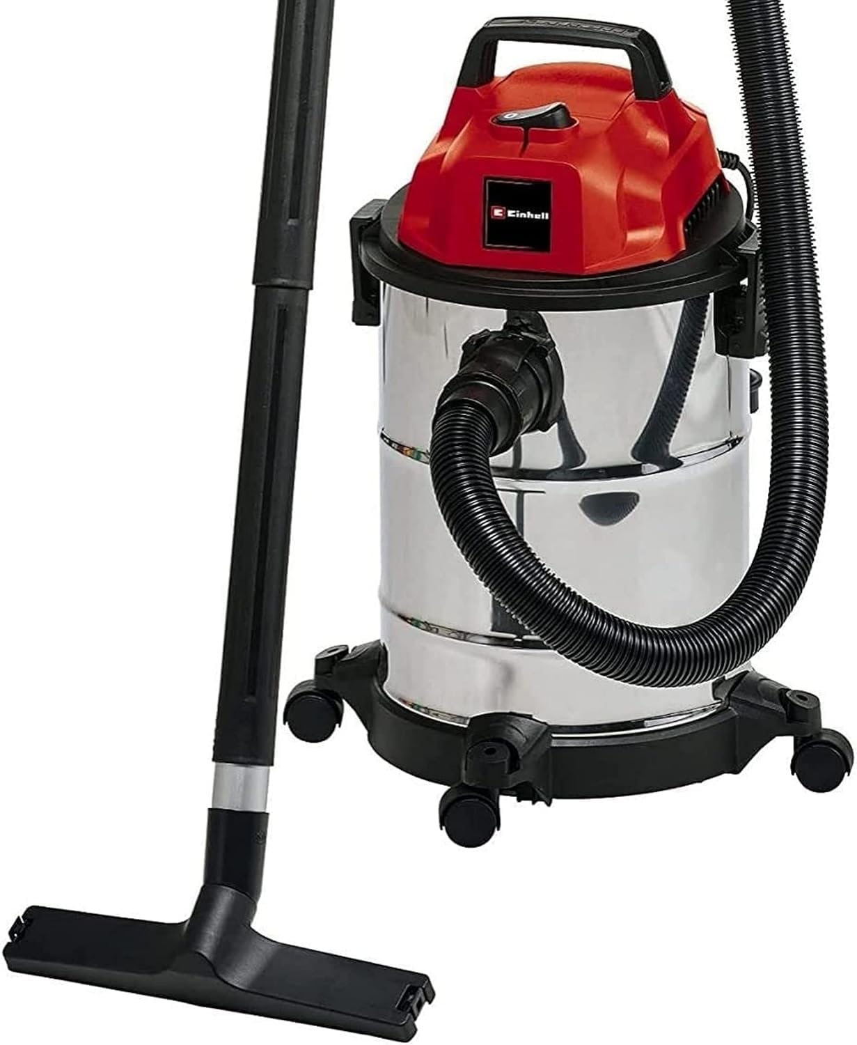 Einhell TC-VC 1820 S - aspirador seco-molhado, inox, 180 mbar, 1250 W, 230 V, 80 dB (ref. 2342167).