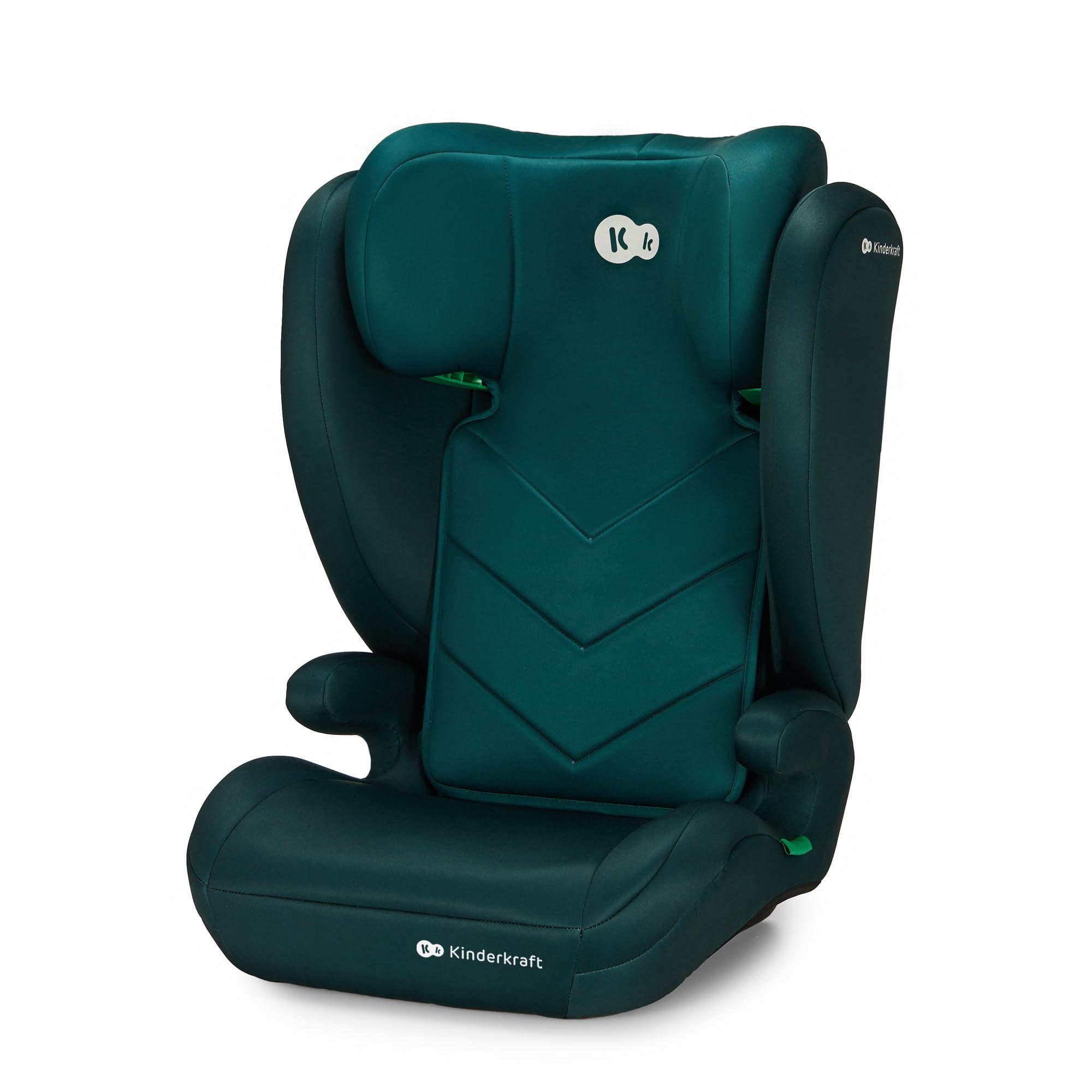 Kinderkraft I-SPARK Cadeira de carro, i-Size, para bebé, grupo 2/3 100-150 cm, de 3,5 a 12 anos, de 15 a 36 kg, leve (4,5 kg), cinto de segurança de 3 pontos, proteção lateral, rosa