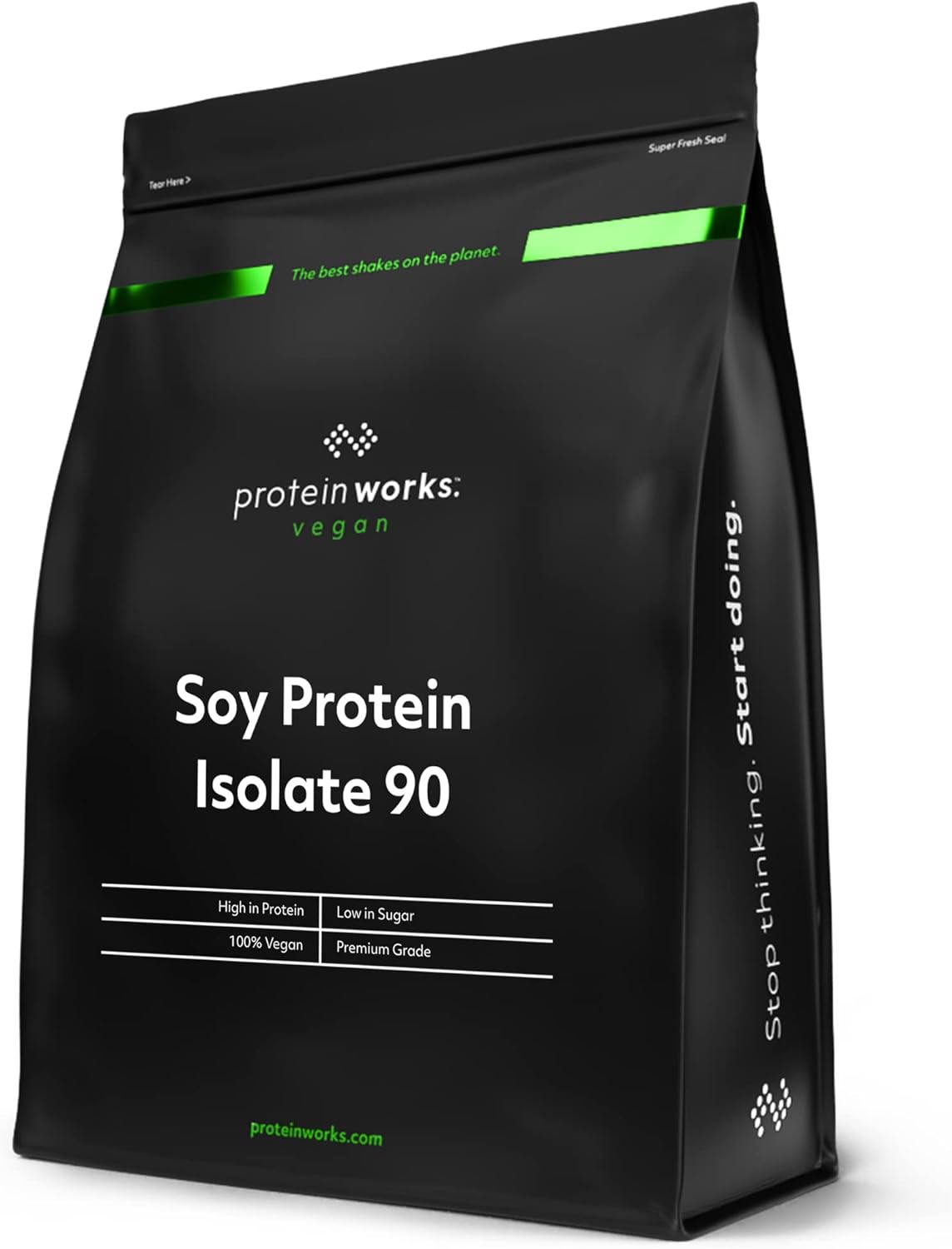 THE PROTEIN WORKS Proteína de soja 90 (isolada) | chocolate macio | 100% vegano | procedente de fontes sustentáveis, baixo em gorduras, 1 kg