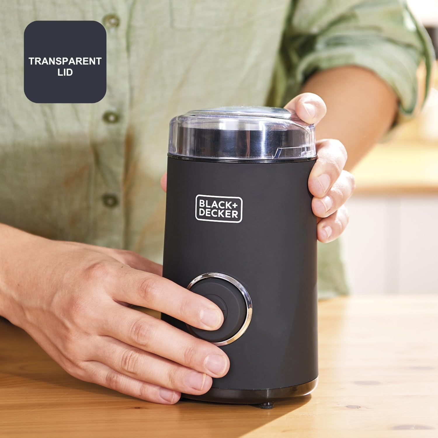Black+Decker Moedor de café, preto, 12 Tazze