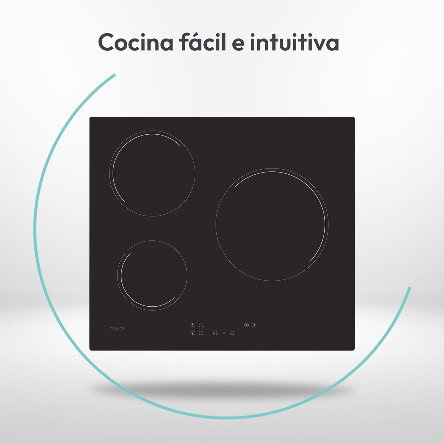 Placa de vinil Candy CH63CC/4U2 5500 W 60 cm