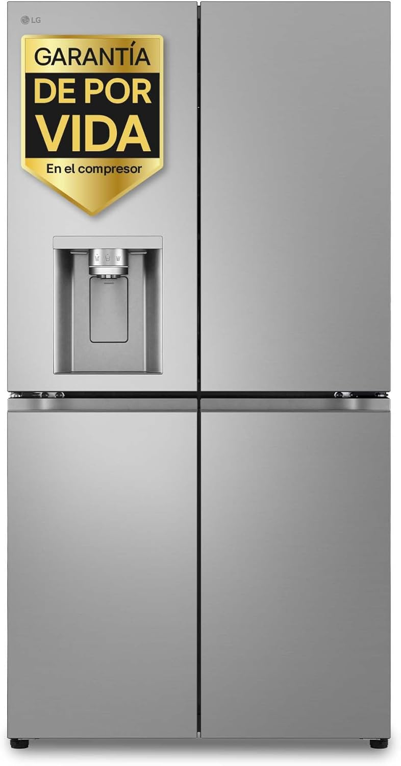 LG GML960PYBE - Frigorífico Americano, Nevera Americana Combi, Door Clooning+, Clasificación E, 641 L, Antihuellas, Color Inox