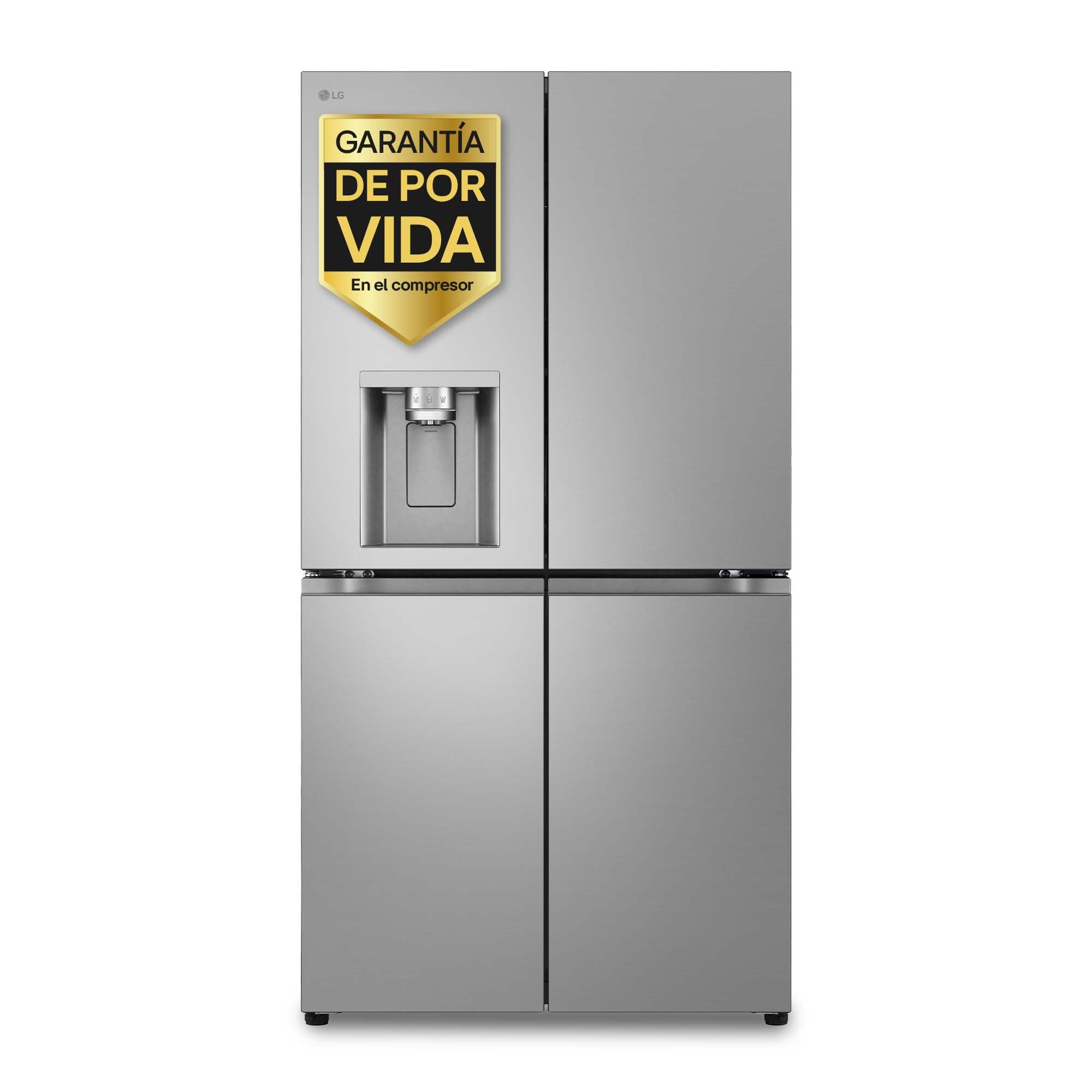 LG GMM41MSBEM - Frigorífico Americano Combi, Total No Frost, Clasificación E, Capacidad 474L, Silver