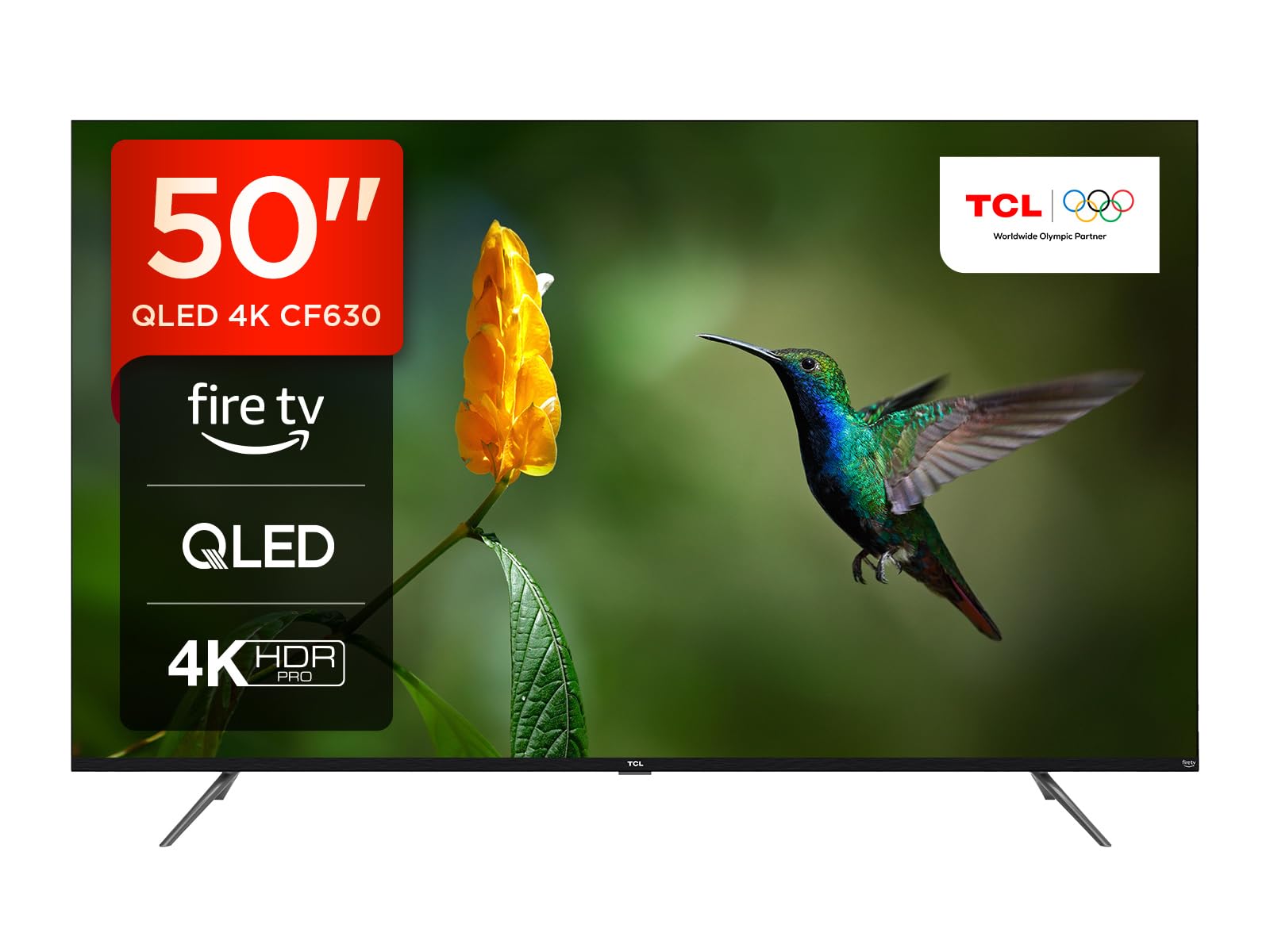 TCL 32SF560 – Smart QLED Full HD 32" TV Direct LED con Fire TVy HDR, Pulsa y Pregunta a Alexa, diseño metálico sin Bisel