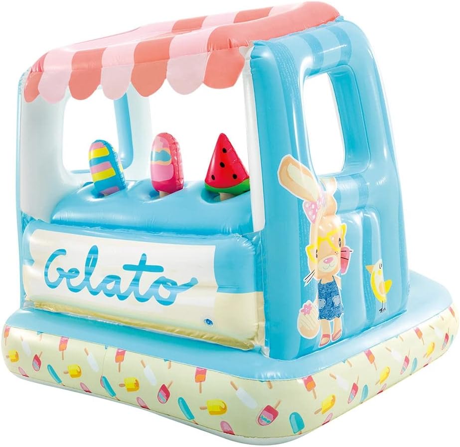 Centro de juegos INTEX heladería hinchable con 3 helados