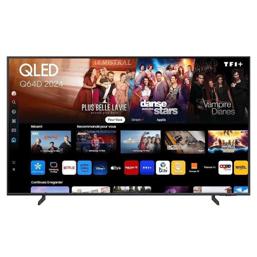 Samsung TV QLED 4K 2024 55Q70D Smart TV de 55" con más de 1.000 Millones de Colores, el Mejor Smart TV, GANA Las partidas a 120Hz y Escucha Todos los Altavoces con Q-Symphony