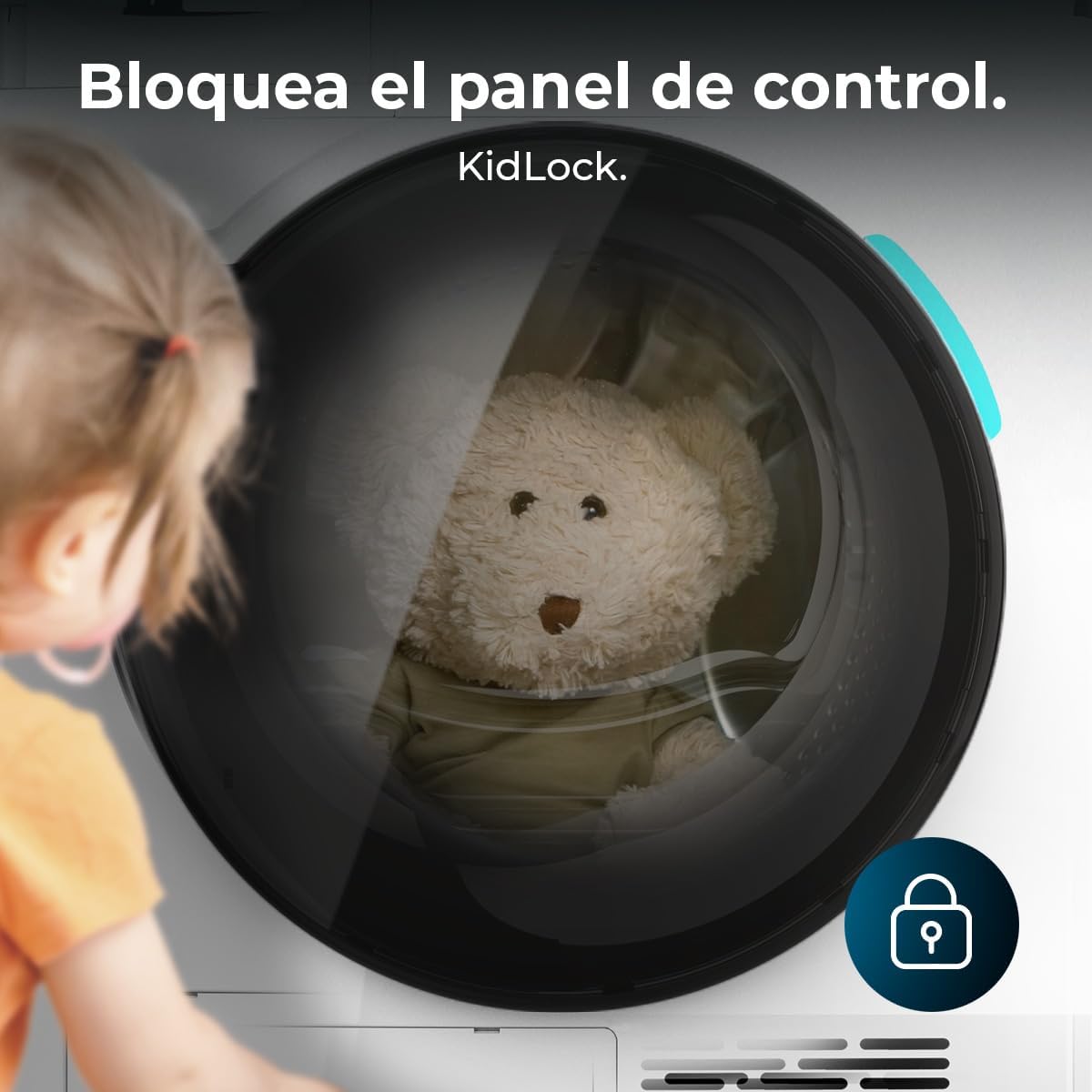 Cecotec Máquina de lavar 6 kg carga frontal Bolero DressCode 6160 Inverter. 1200 RPM, 11 programas, baixo consumo, motor inverter Plus, Steam Max, Drum Clean, programa rápido de 15", painel com