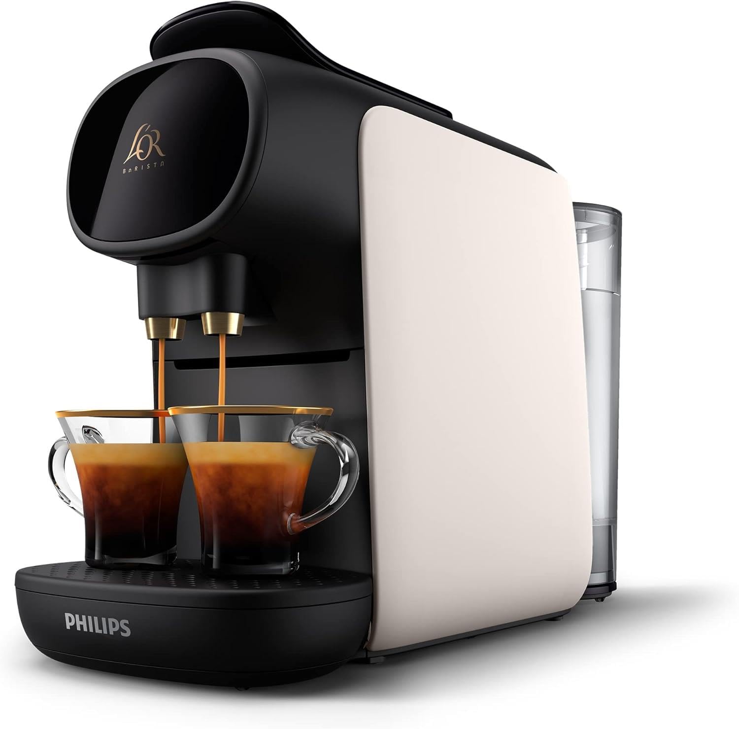 Philips L'OR LM8012/60 Barista Máquina de café com 19 bar de pressão, compatibilidade para cápsulas simples e duplas e tanque de 1l, em preto