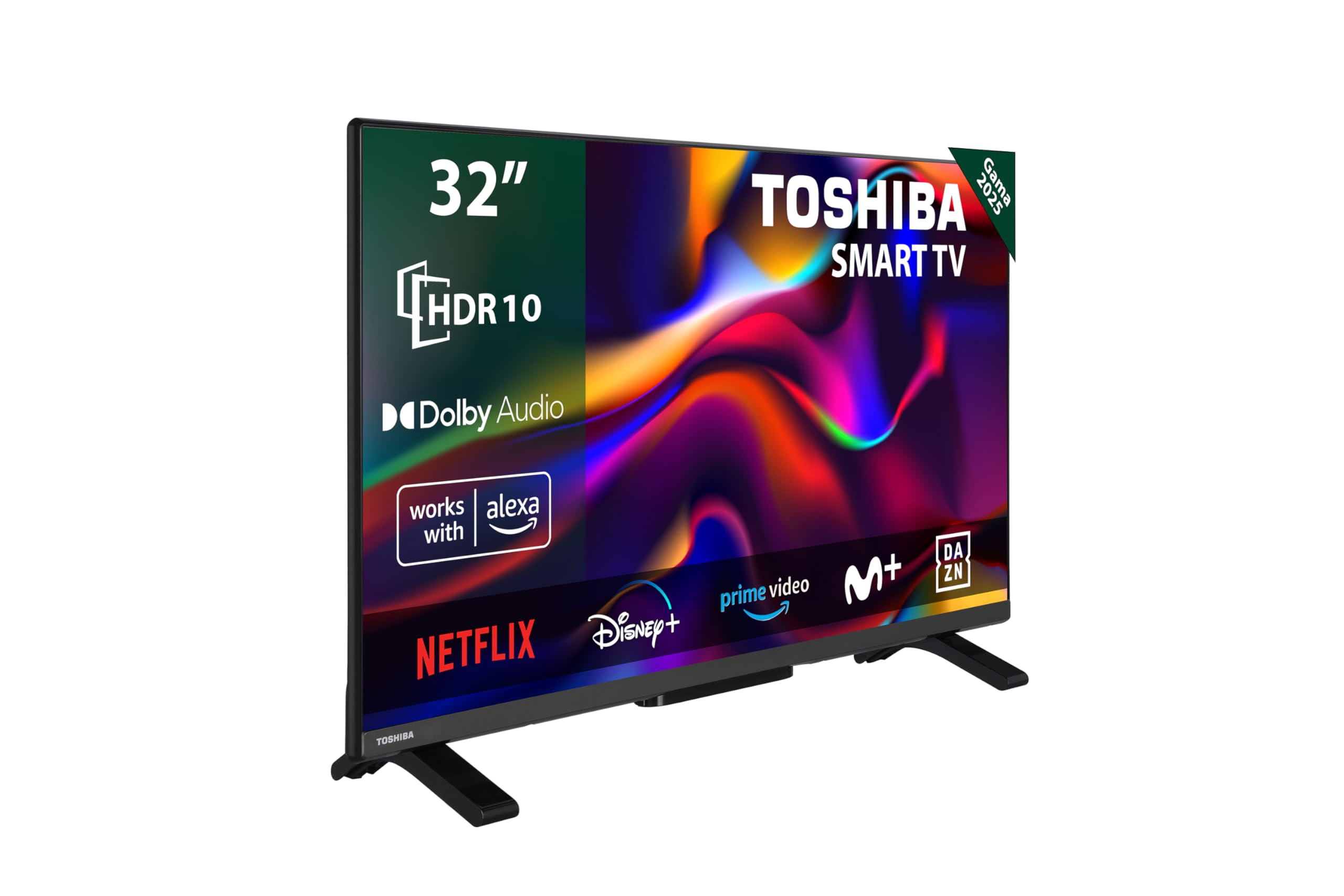 TOSHIBA 50UV2363DG Smart TV 4K UHD de 50", sin Marcos, con HDR10, Dolby Audio, Compatible con Asistente de Voz Alexa y Google