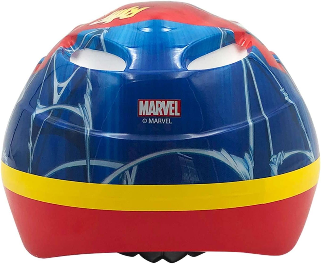 A.T.L.A.S. Bicicleta de 12 polegadas equipada com 1 travão, placa frontal decorativa, guarda-lamas, cárter, estabilizadores e capacete Spiderman incluído na frente, crianças, vermelho idêntico às