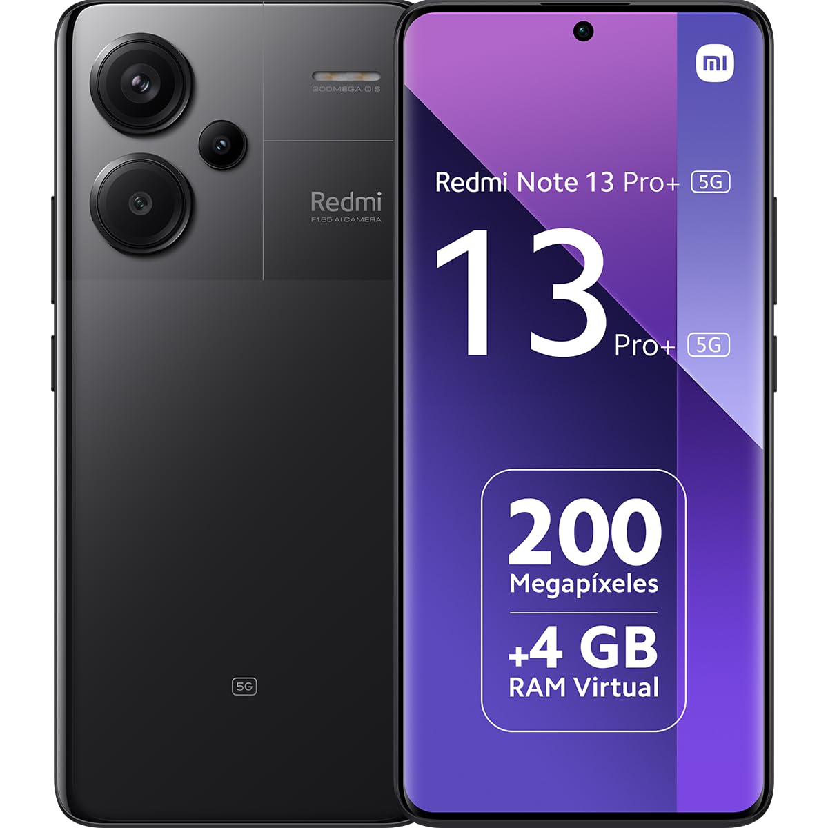 Xiaomi Redmi Note 13 4G - Smartphone de 8+128 GB, Pantalla de 6,67" AMOLED FHD+ 120Hz, Snapdragon 685, Triple cámara de hasta 108MP, Carga rápida 33W, Negro (Versión ES)