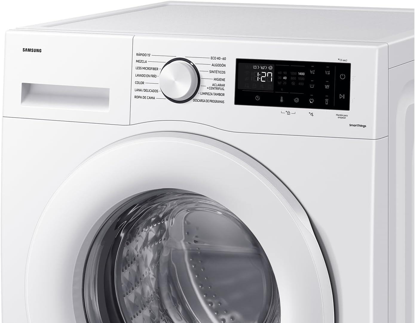SAMSUNG WW90CGC04DTEEC Máquina de lavar 9 kg - AI EcoBubble™ com SmartThings e inteligência artificial, classe A, cor branca