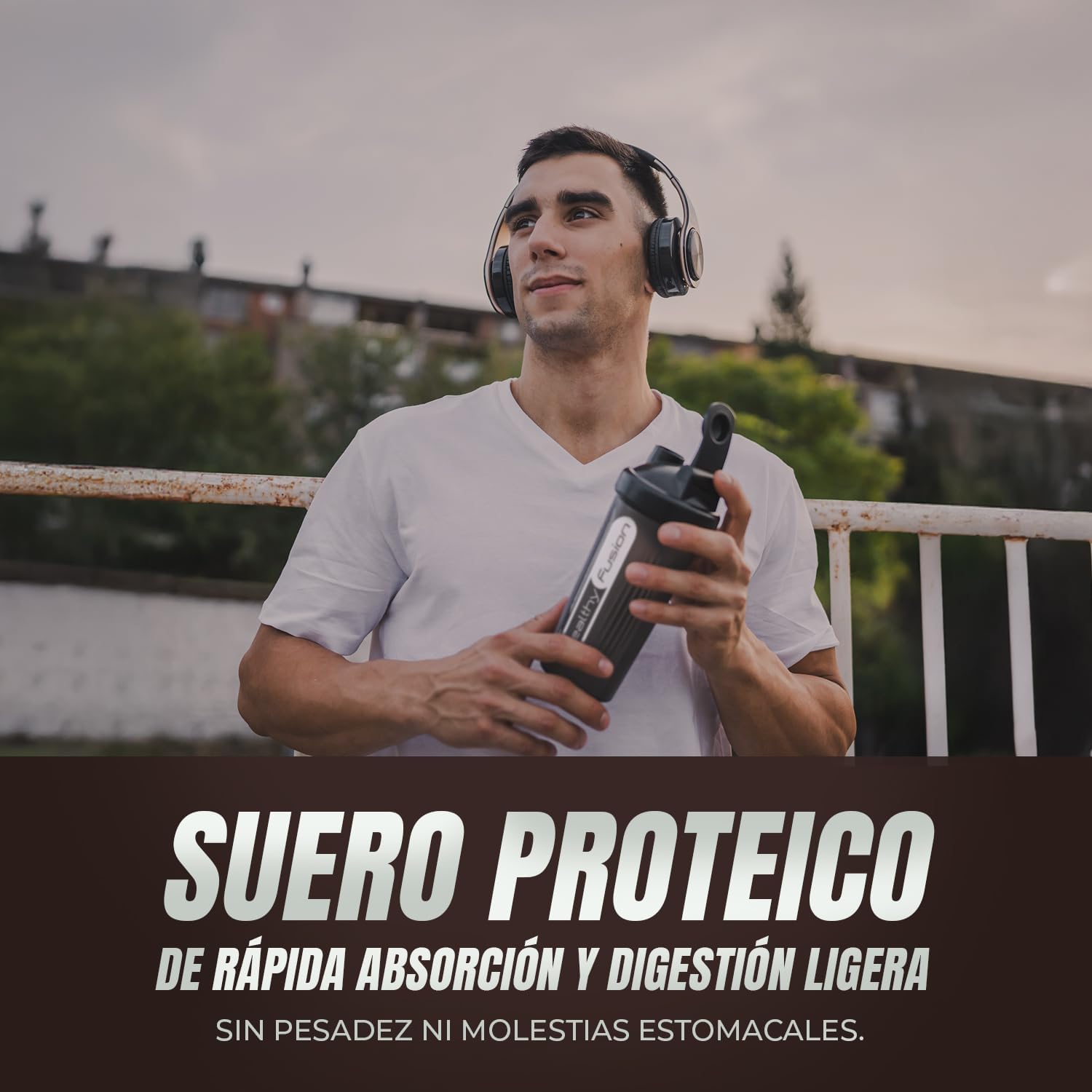 Healthy Fusion Whey Protein | Proteína Whey pura con Colágeno + Magnesio | Mejora tus entrenamientos | Protege y aumenta la masa muscular | 1000g de proteína
