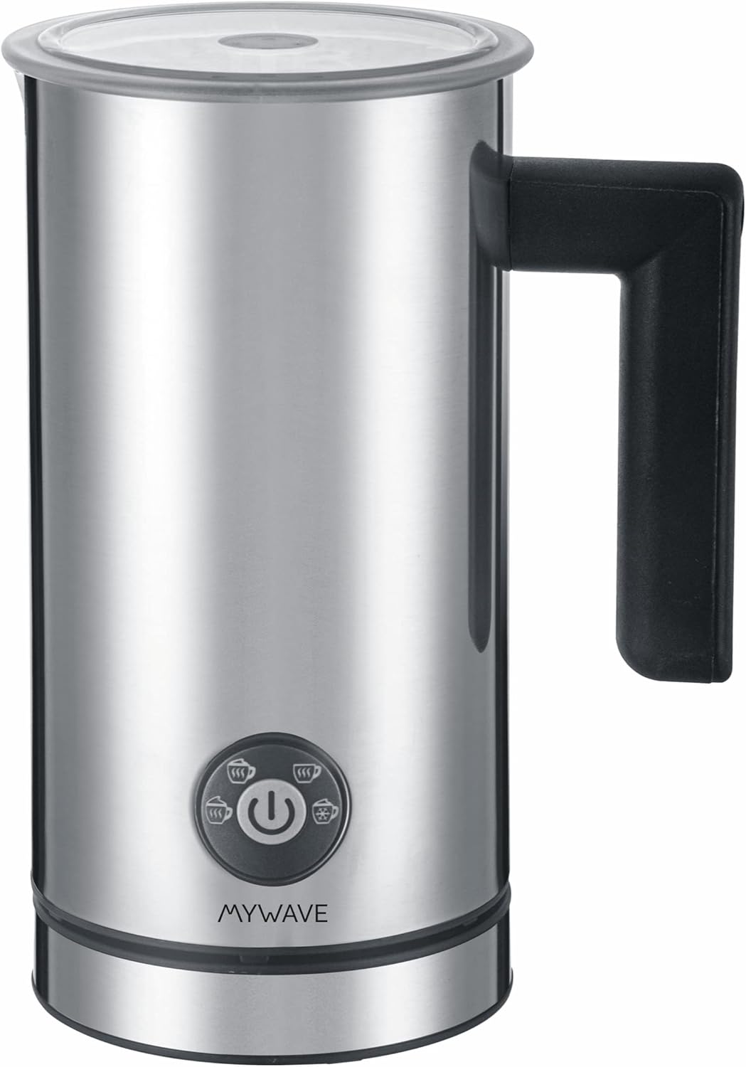 MyWave - Espumador de leite - potência de 500 W - Obtenha a espuma adequada - aquece e gera espuma - 3 níveis de espuma quente e 1 nível de frio - espumador elétrico para cafés e batidos