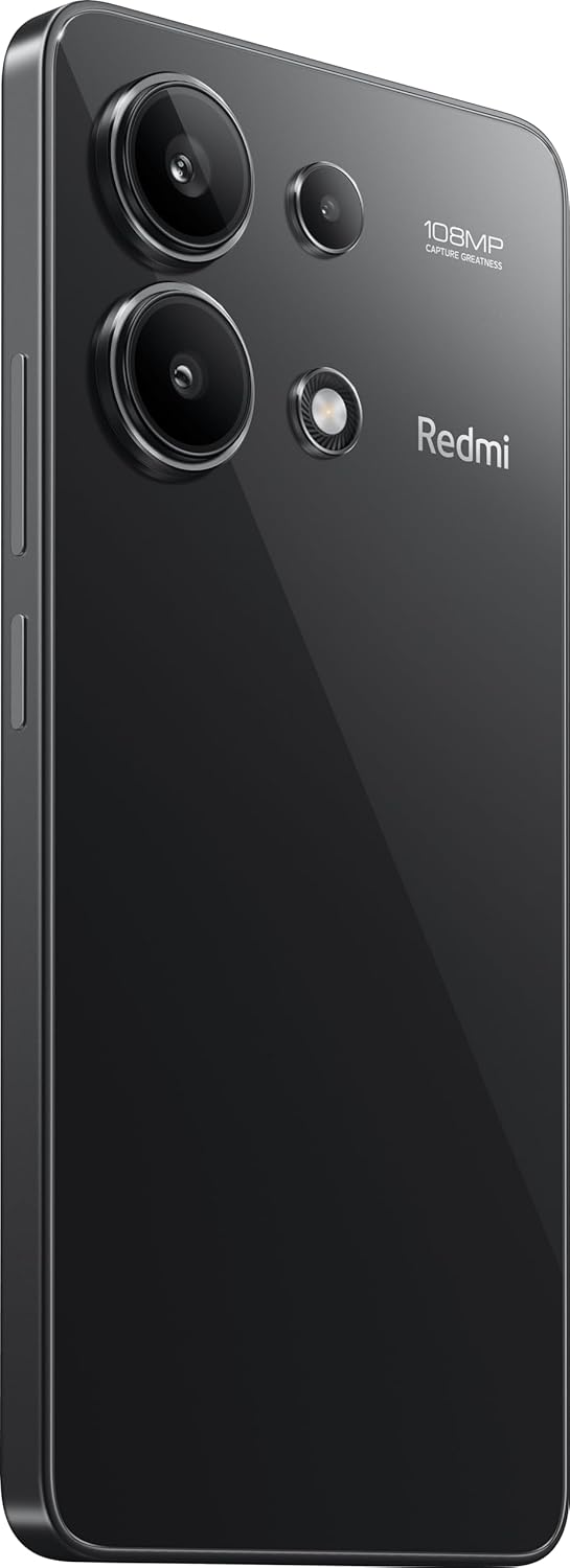 Xiaomi Redmi Note 13 4G - Smartphone de 8+128 GB, Pantalla de 6,67" AMOLED FHD+ 120Hz, Snapdragon 685, Triple cámara de hasta 108MP, Carga rápida 33W, Negro (Versión ES)