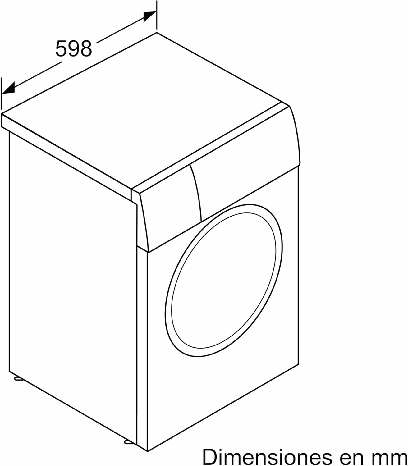 Bosch - Máquina de lavar livre instalação, 8 kg, 1200 RPM, série 4, função pausa carregamento, Iron Assist, Motor EcoSilence, branco, WAN24272ES