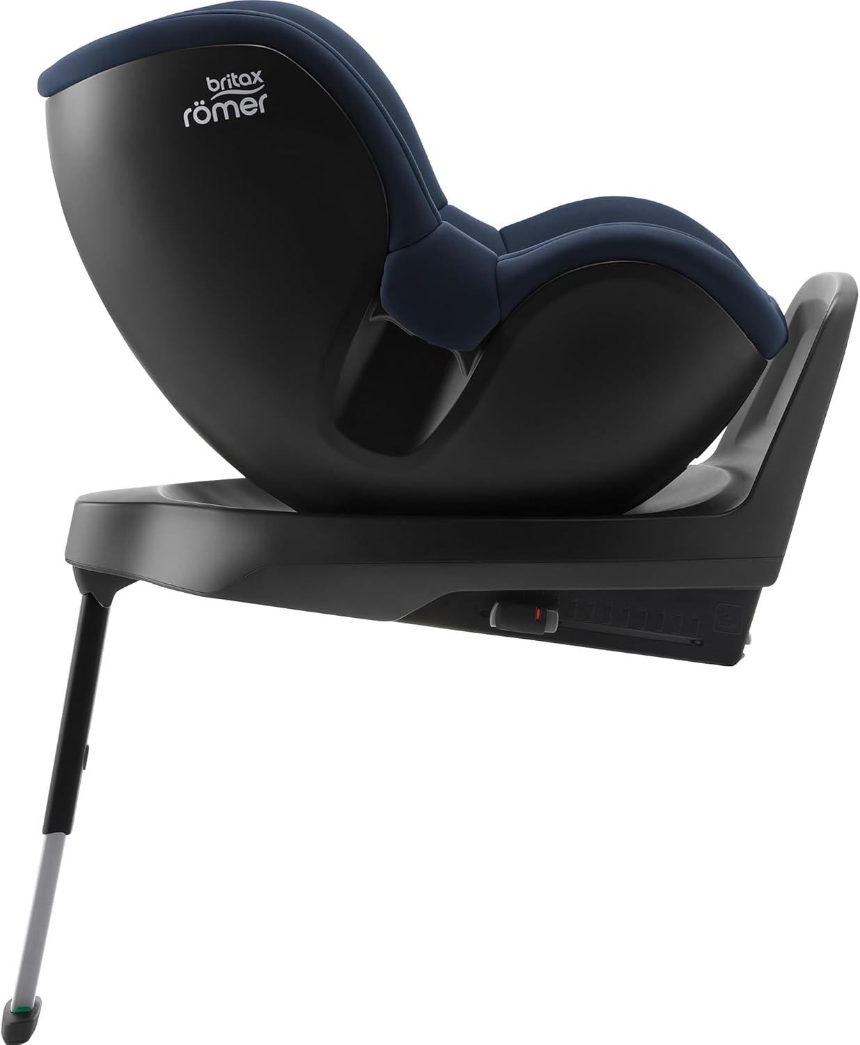 BRITAX RÖMER Silla de coche DUALFIX PLUS Giro de 360°, con reductor para recién nacidos y ISOFIX, niños de 40-105 cm (i-Size), de nacimiento hasta los 4 años, Night Blue