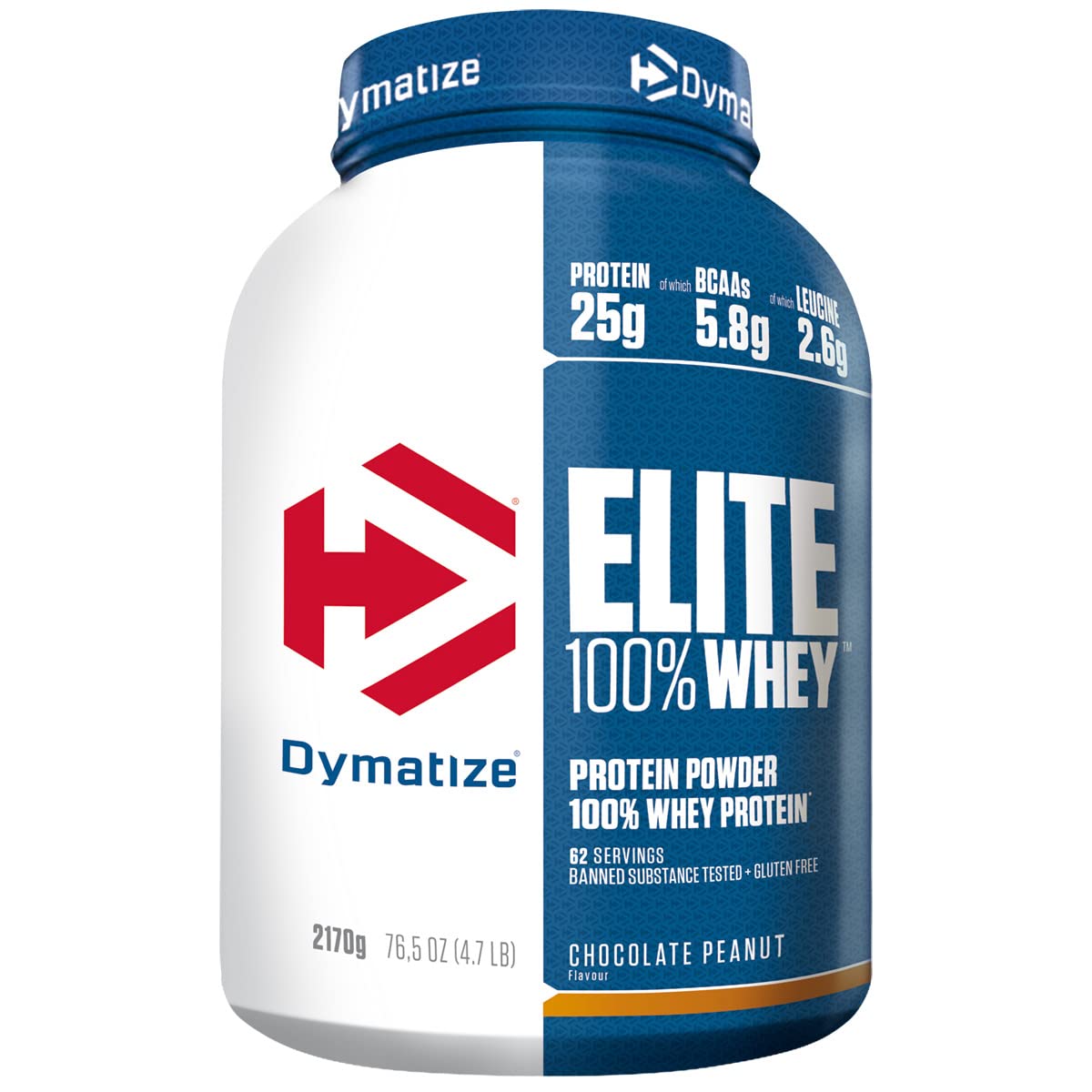 Dymatize Elite 100 % Whey Gourmet baunilha 932 g - Pulverizador de almofada adequada e baixo açúcar proteção de soro e BCAA