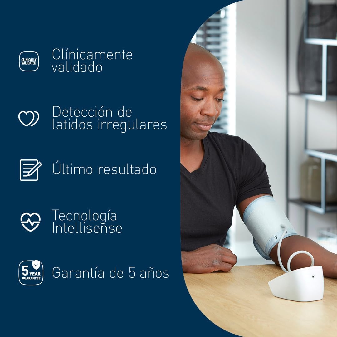 OMRON X2 Basic Tensiómetro de braço digital, medição precisa da pressão arterial e do pulso, validado clinicamente, 1 unidade (embalagem de 1)