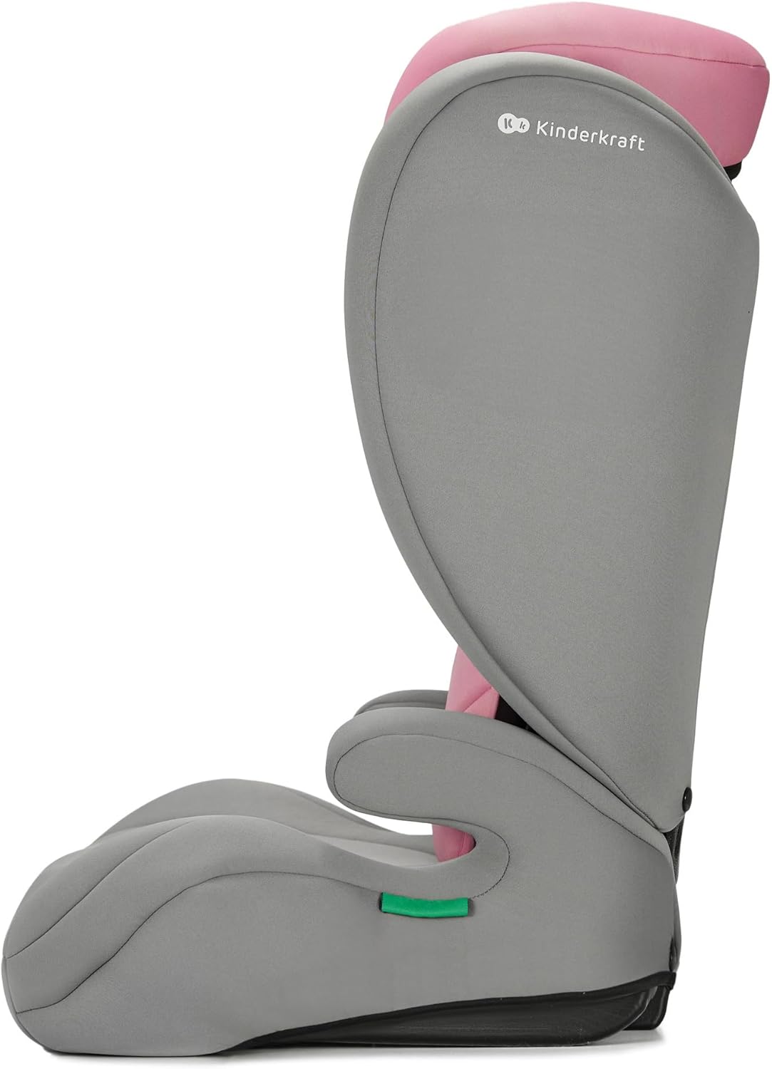 Kinderkraft I-SPARK Cadeira de carro, i-Size, para bebé, grupo 2/3 100-150 cm, de 3,5 a 12 anos, de 15 a 36 kg, leve (4,5 kg), cinto de segurança de 3 pontos, proteção lateral, rosa