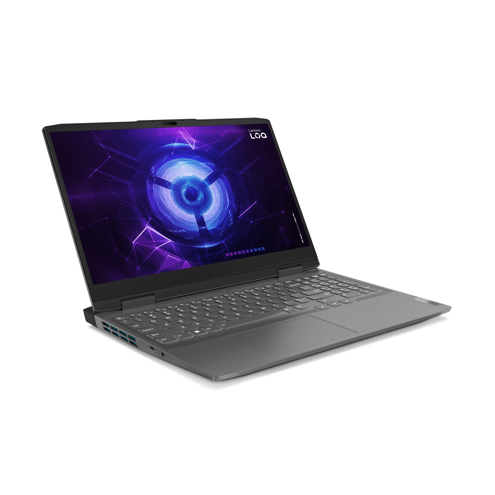 Portátil de gaming Lenovo LOQ Gen 9 15,6" FHD, 144 Hz (AMD Ryzen 7 7435HS, 24 GB de RAM, SSD de 1 TB, NVIDIA GeForce RTX 4060 8 GB, Wi-Fi 6, sem sistema operativo) – Teclado QWERTY espanhol, cinzento lua