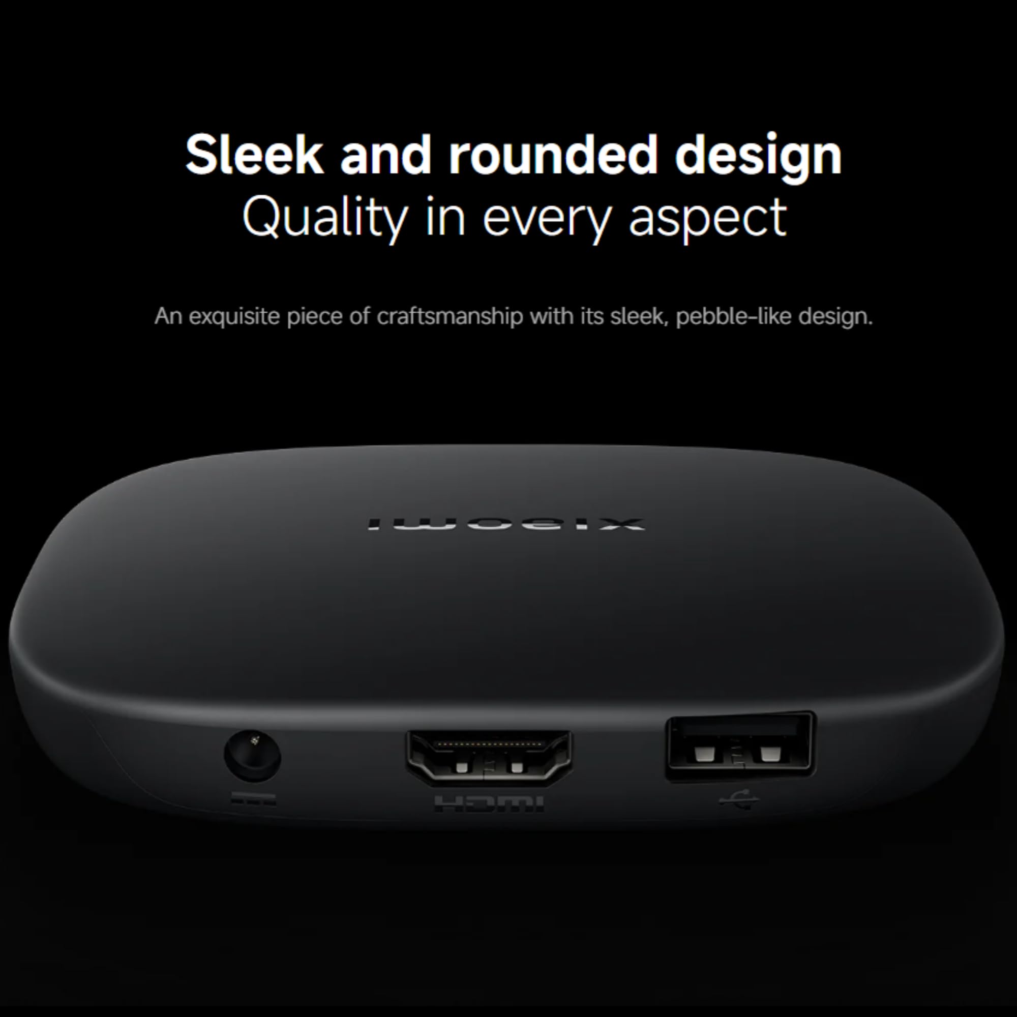 Xiaomi TV Box S (3ª geração), leitor multimédia de streaming 4K Ultra HD, 2 GB de RAM, 32 GB de memória, Smart TV Box, compatível com Google TV, Dolby Vision, HDR10+, Dolby Atmos, DTS-X, projeção sem fios, WiFi 6, preto