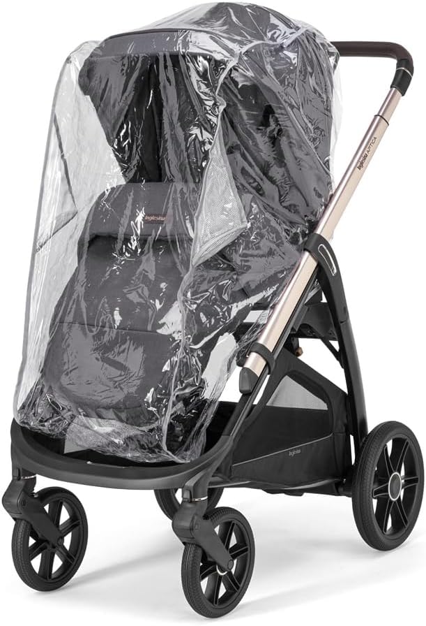 Inglesina A096KG000 - Protetor de chuva para carrinho de passeio, compatível com Aptica/Trilogy/Quad